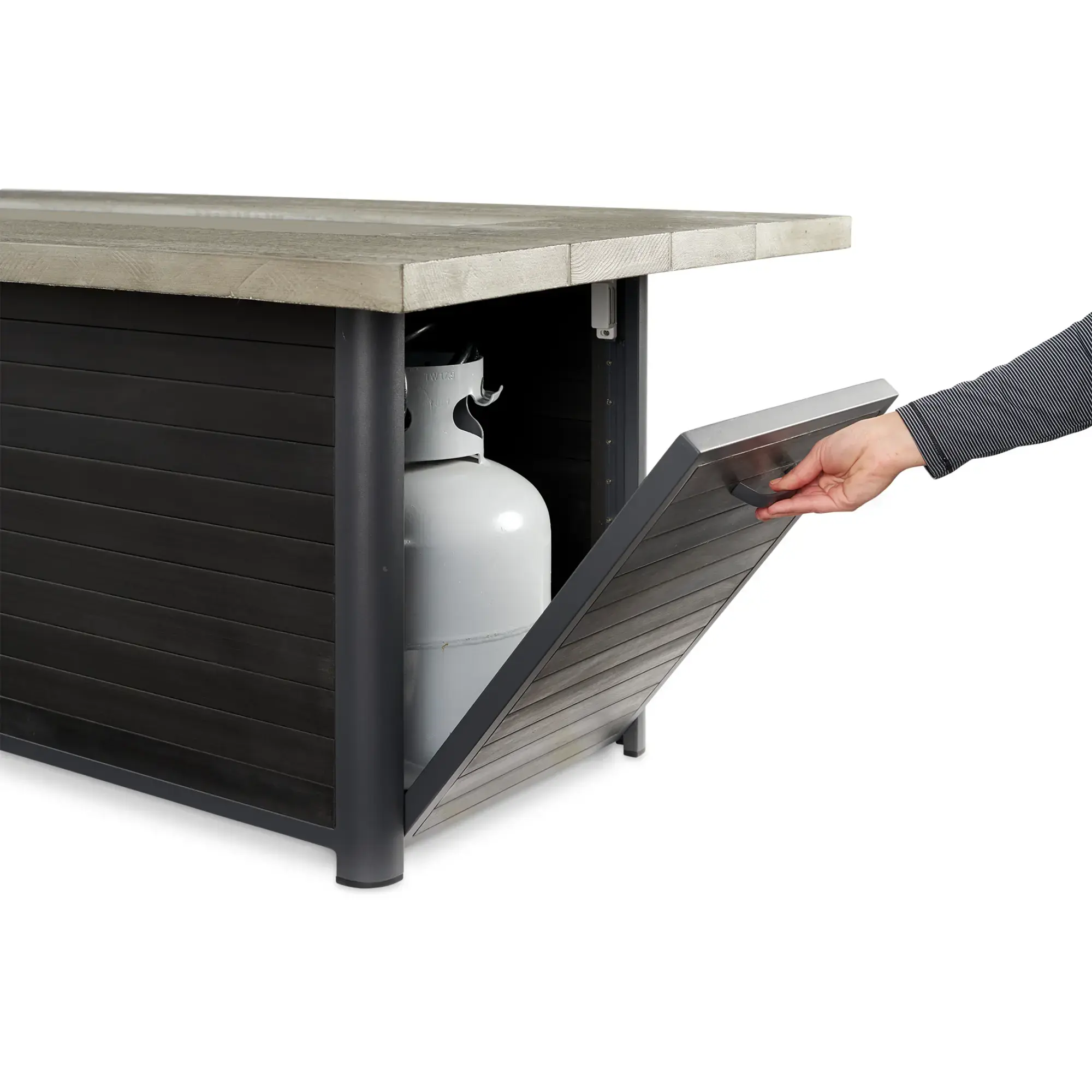 Cedar Ridge 61″ Linear Gas Fire Pit Table – The Outdoor GreatRoom Company The Outdoor GreatRoom Company