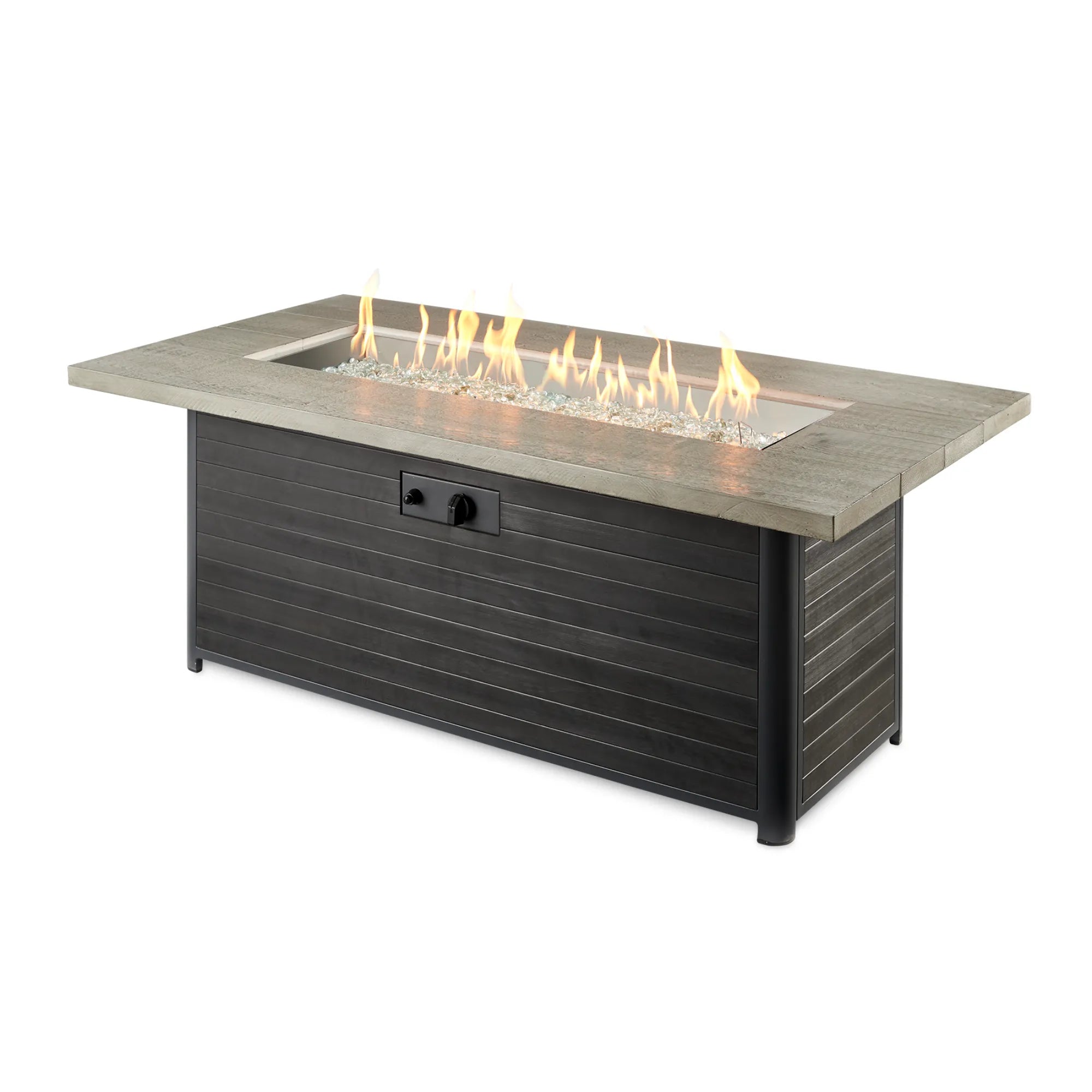 Cedar Ridge 61″ Linear Gas Fire Pit Table – The Outdoor GreatRoom Company