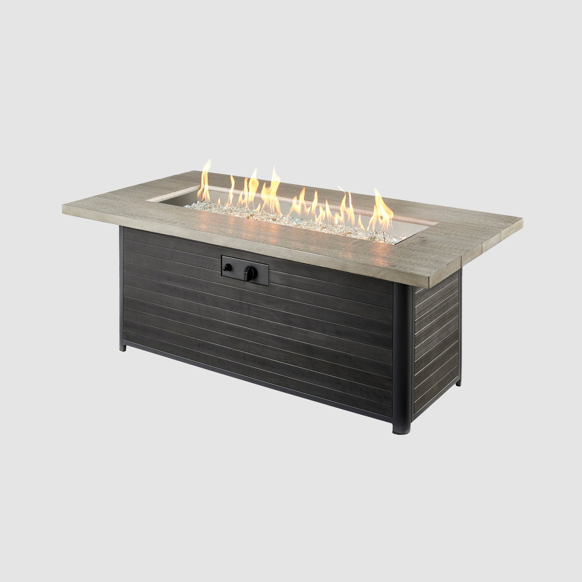 Cedar Ridge 61″ Linear Gas Fire Table – The Outdoor GreatRoom Company