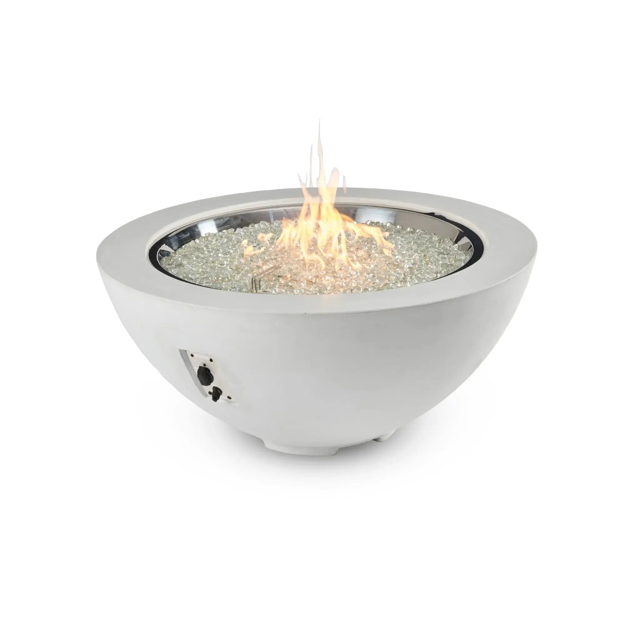 Cove 42″ Round Concrete Gas Fire Pit Bowl – The Outdoor GreatRoom Company The Outdoor GreatRoom Company