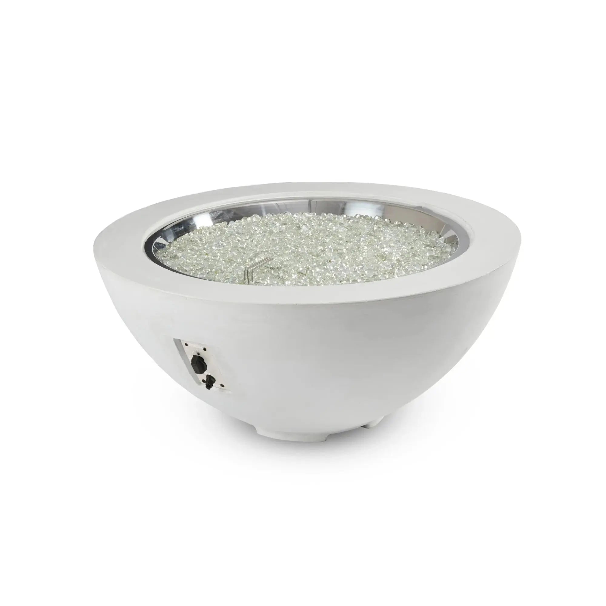 Cove 42″ Round Concrete Gas Fire Pit Bowl – The Outdoor GreatRoom Company The Outdoor GreatRoom Company