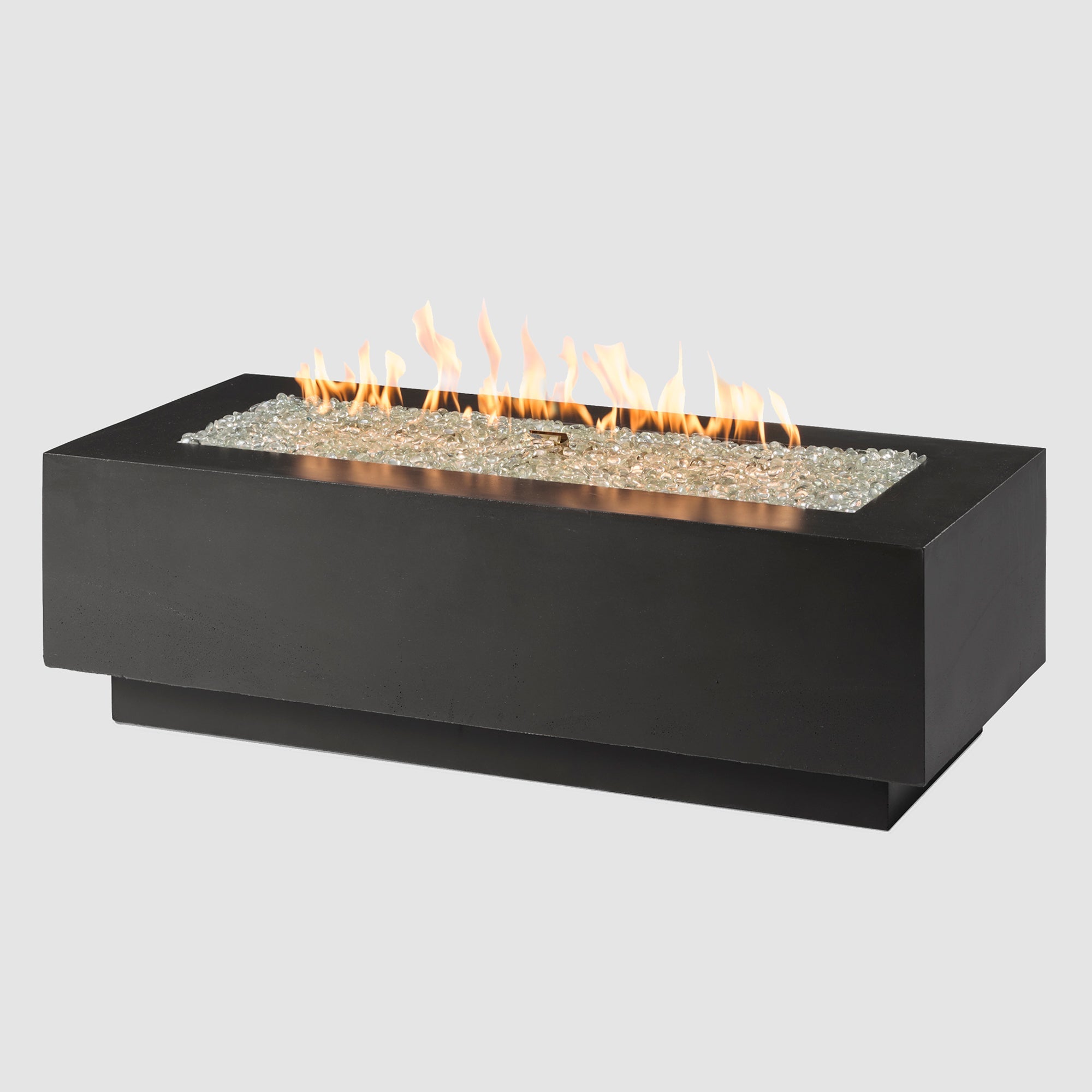 Cove 54″ Linear Concrete Gas Fire Pit Table – The Outdoor GreatRoom Company