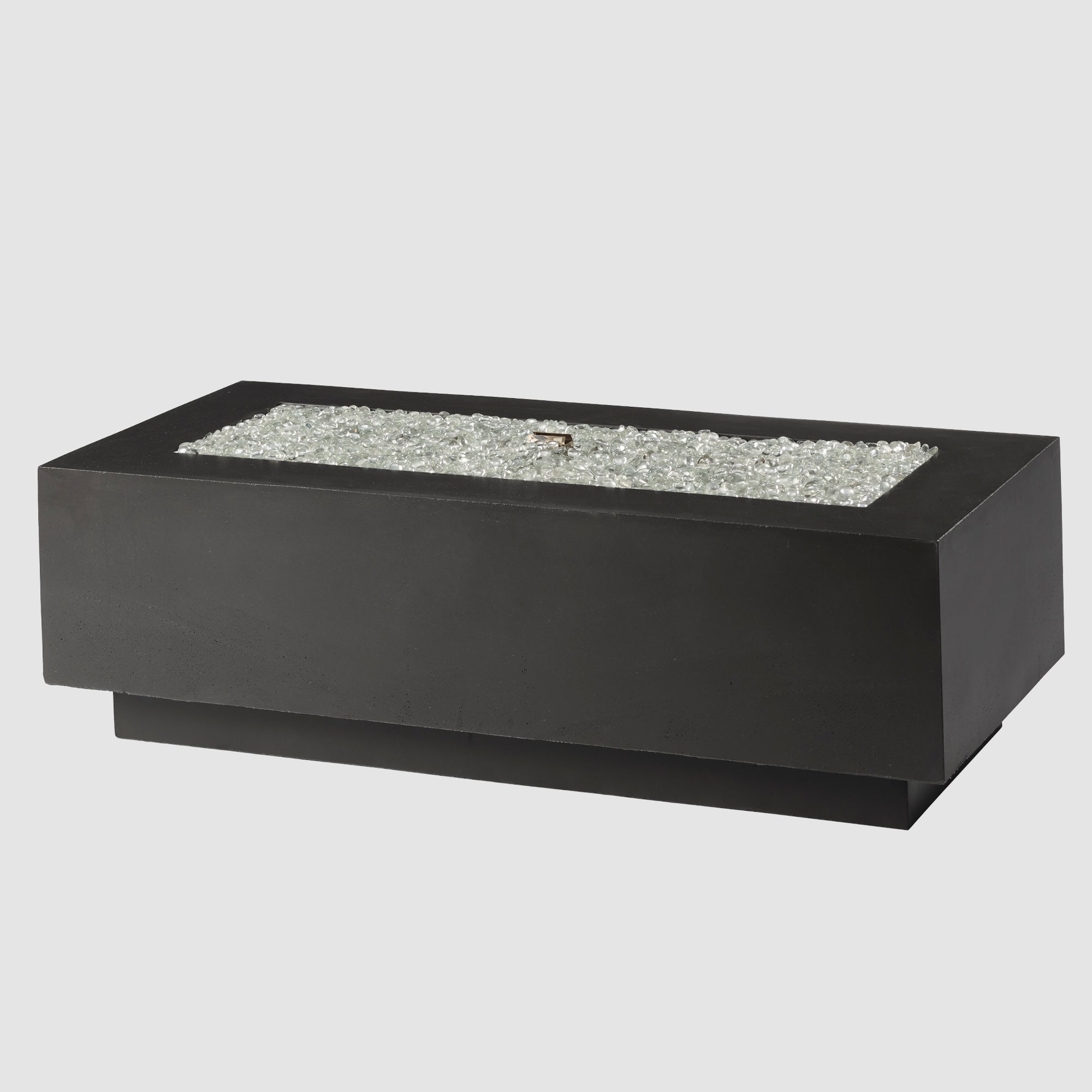 Cove 54″ Linear Concrete Gas Fire Pit Table – The Outdoor GreatRoom Company