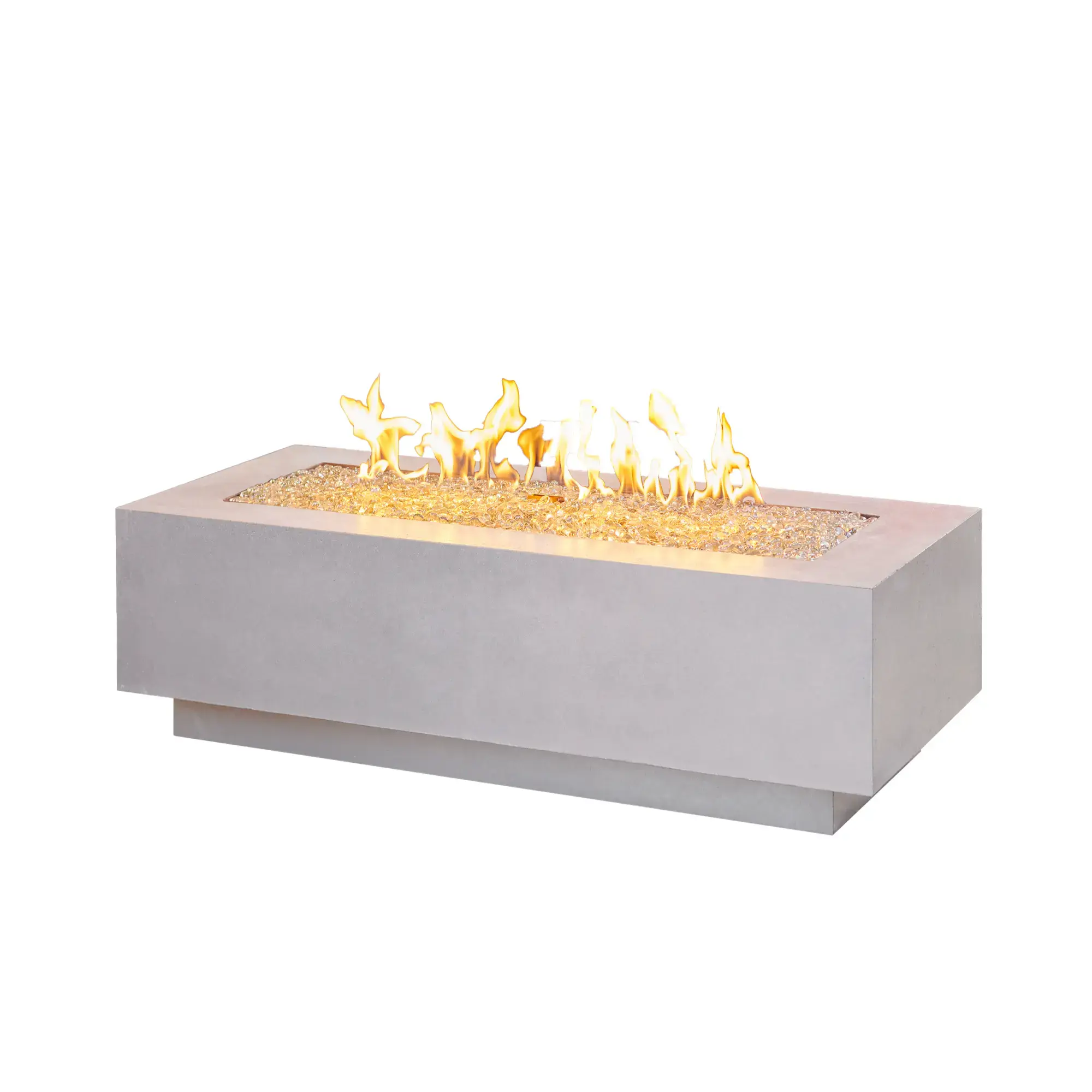 Cove 54″ Linear Concrete Gas Fire Pit Table – The Outdoor GreatRoom Company The Outdoor GreatRoom Company