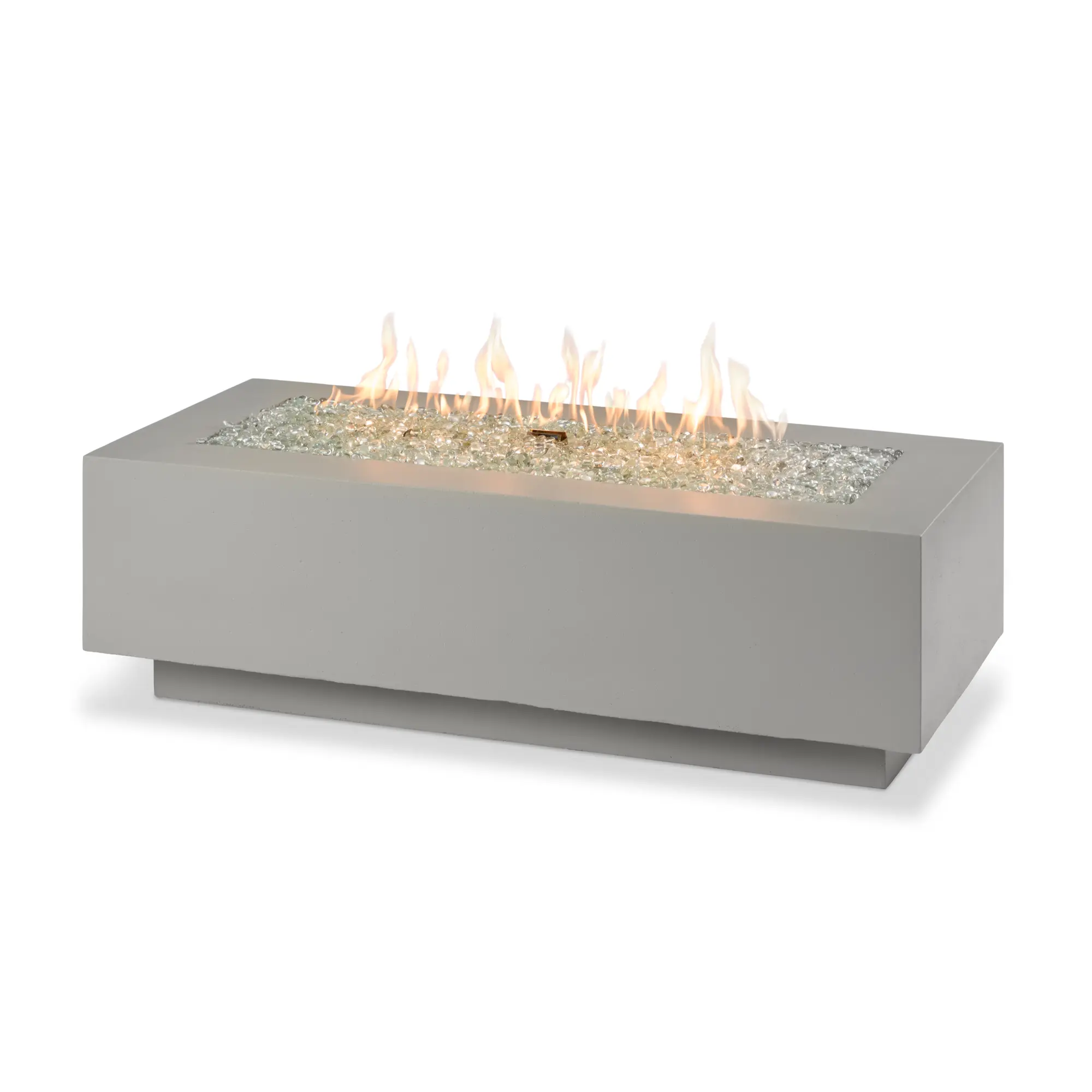 Cove 54″ Linear Concrete Gas Fire Pit Table – The Outdoor GreatRoom Company