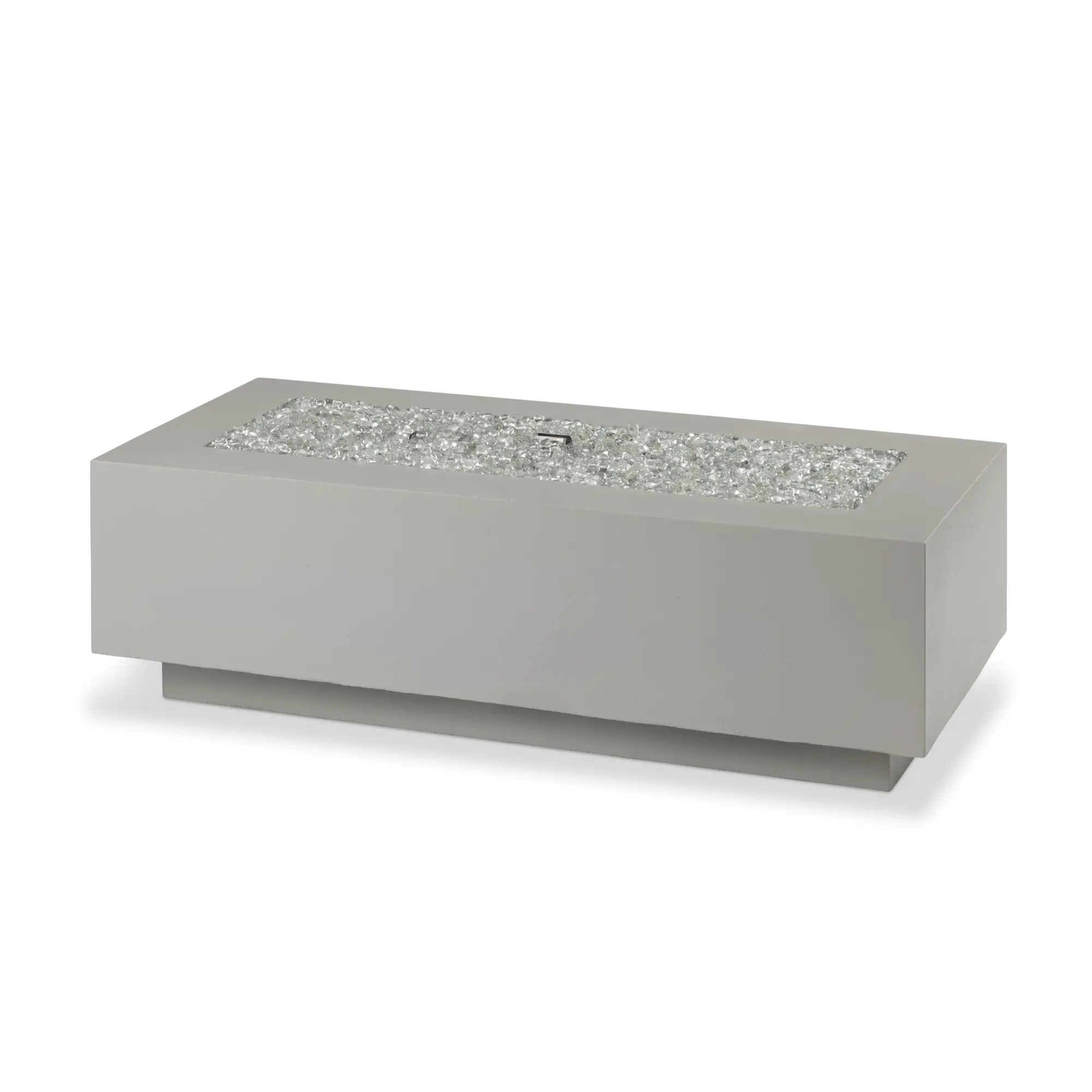 Cove 54″ Linear Concrete Gas Fire Pit Table – The Outdoor GreatRoom Company