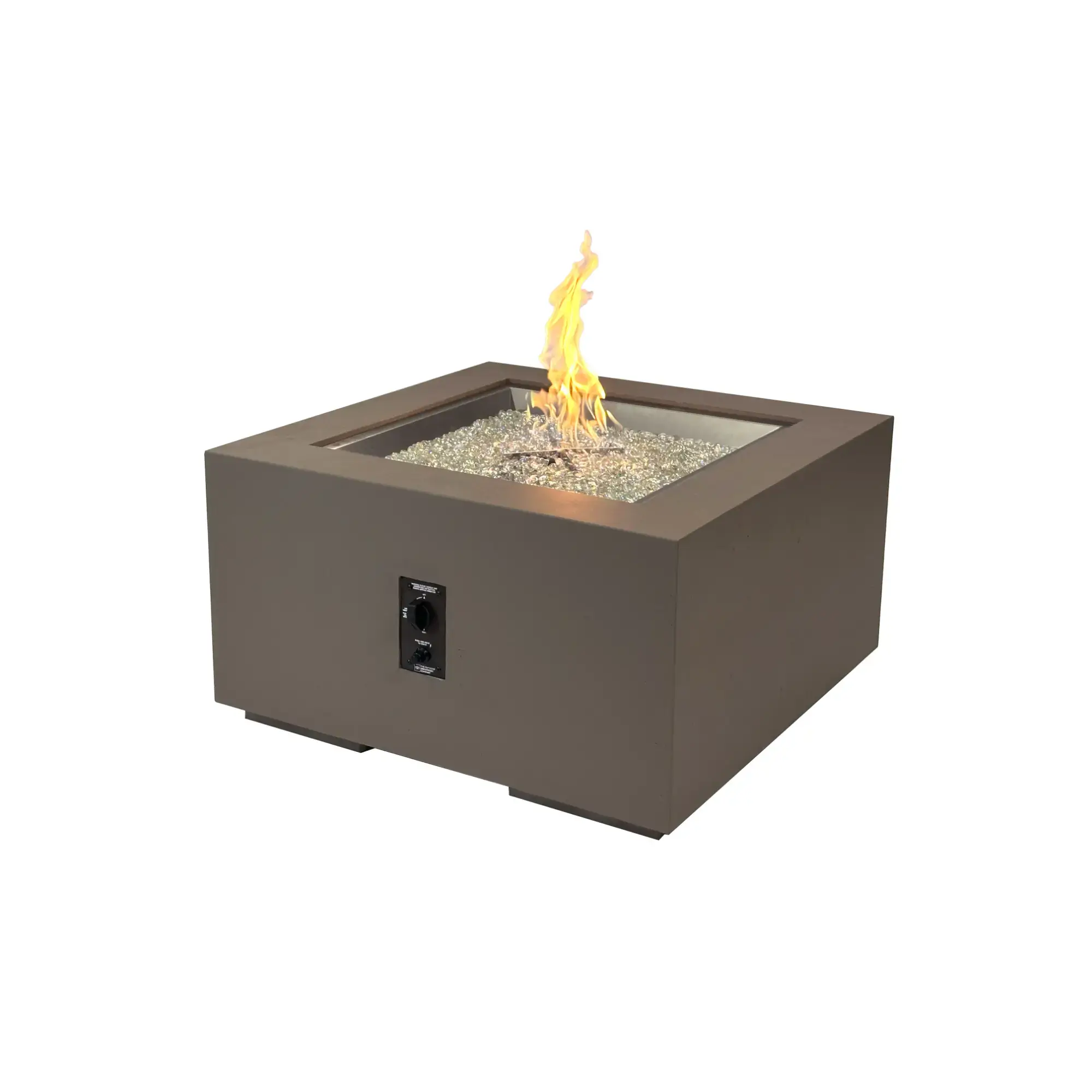 36″ Cove Square Concrete Gas Fire Pit Table – The Outdoor GreatRoom Company The Outdoor GreatRoom Company