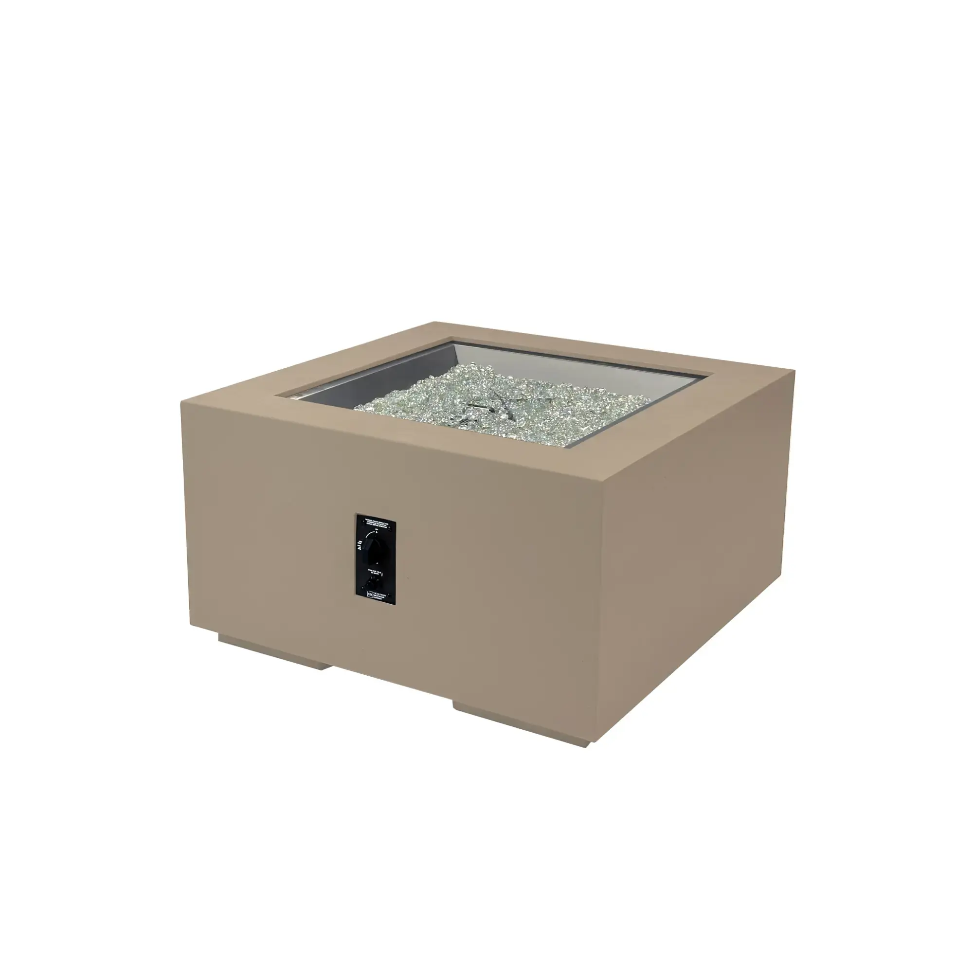 36″ Cove Square Concrete Gas Fire Pit Table – The Outdoor GreatRoom Company The Outdoor GreatRoom Company