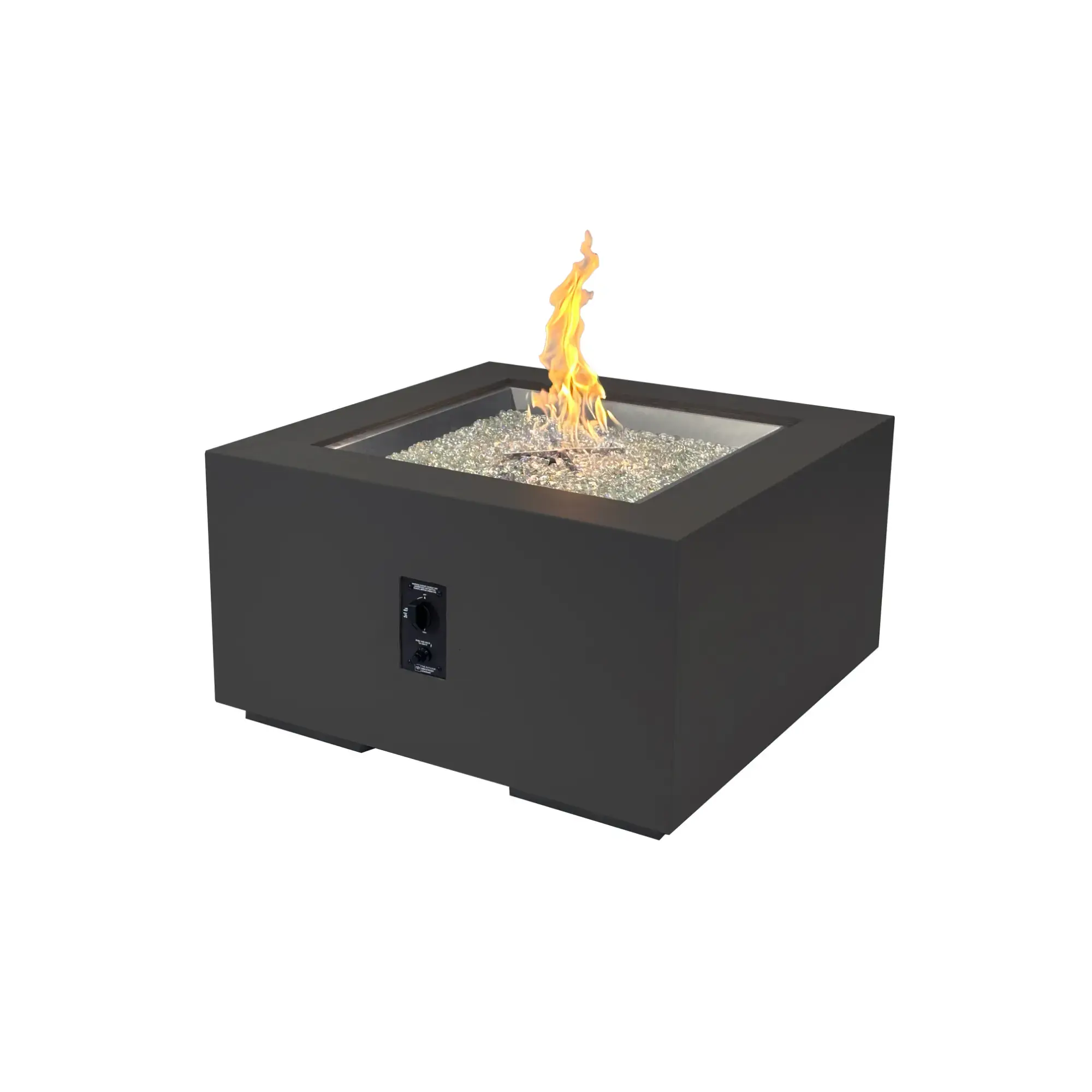 36″ Cove Square Concrete Gas Fire Pit Table – The Outdoor GreatRoom Company The Outdoor GreatRoom Company