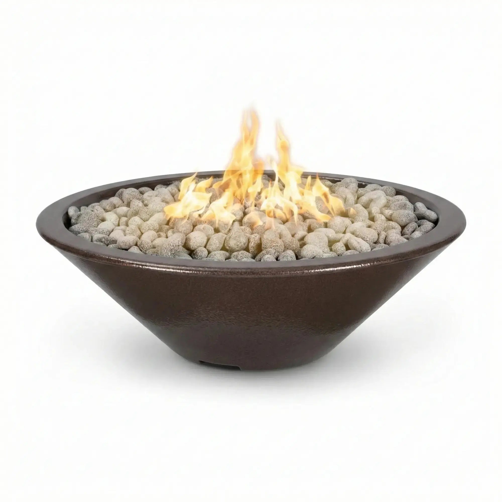 Cazo 60″ Round Steel Gas Fire Pit – The Outdoor Plus The Outdoor Plus