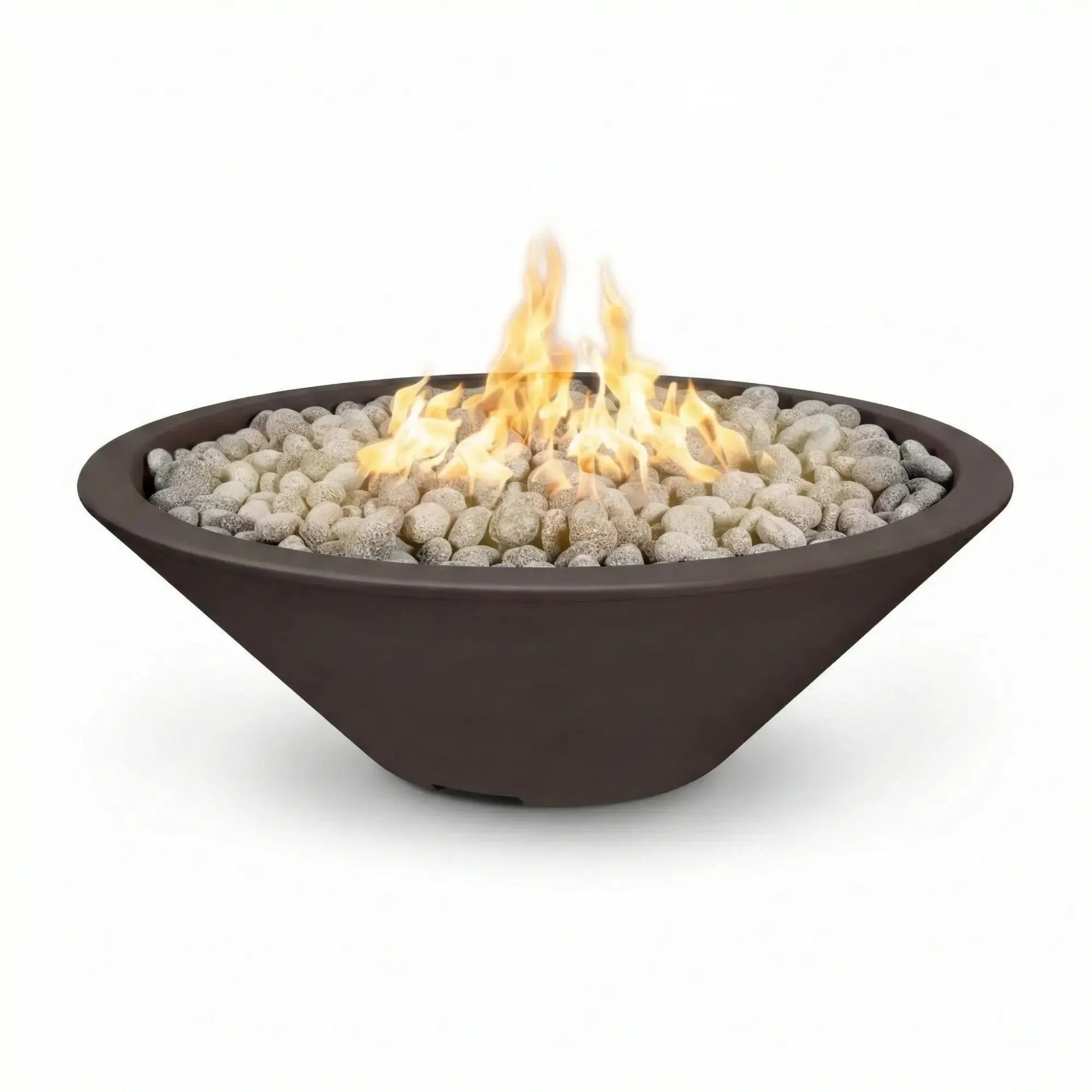 Cazo 60″ Round Steel Gas Fire Pit – The Outdoor Plus The Outdoor Plus