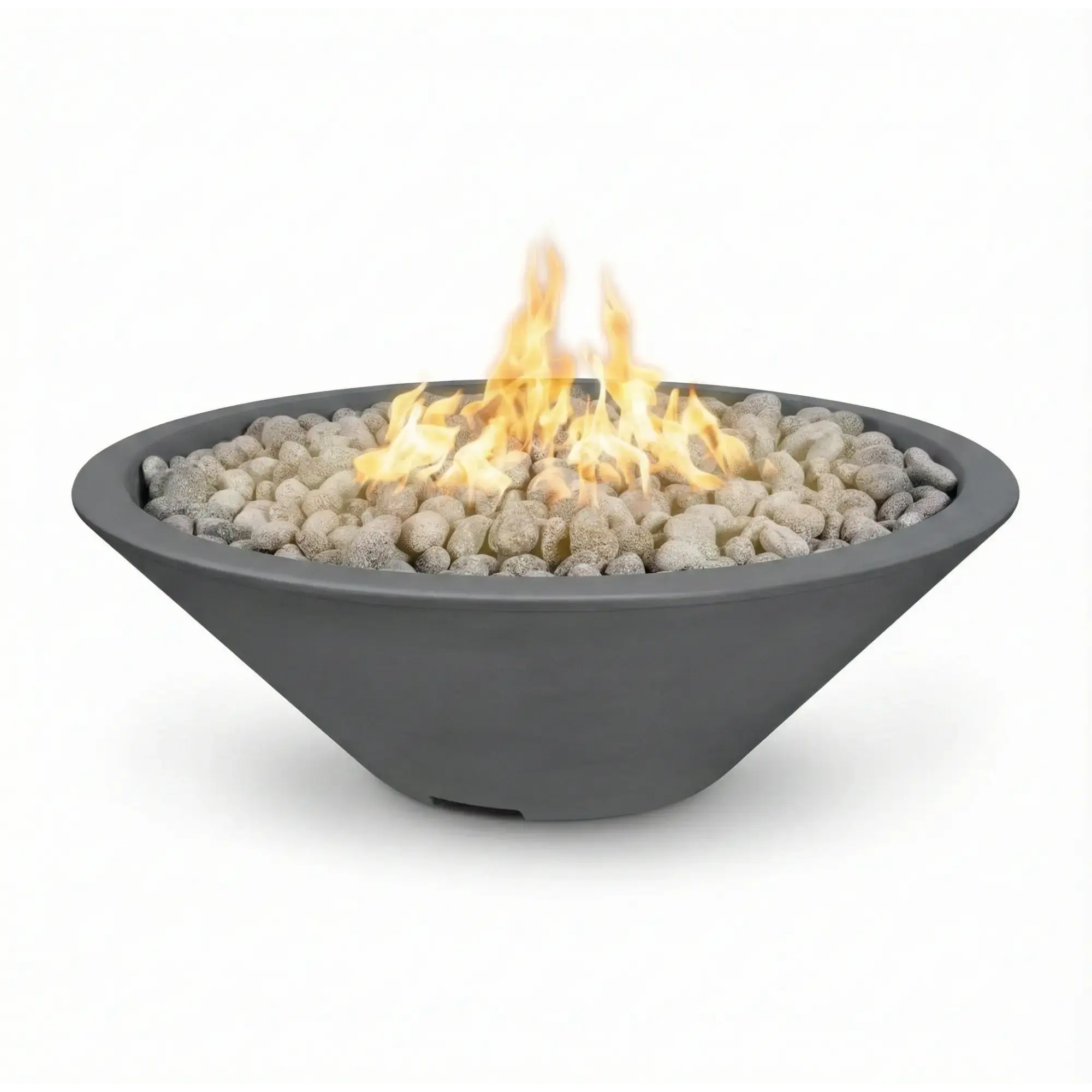 Cazo 60″ Round Steel Gas Fire Pit – The Outdoor Plus The Outdoor Plus