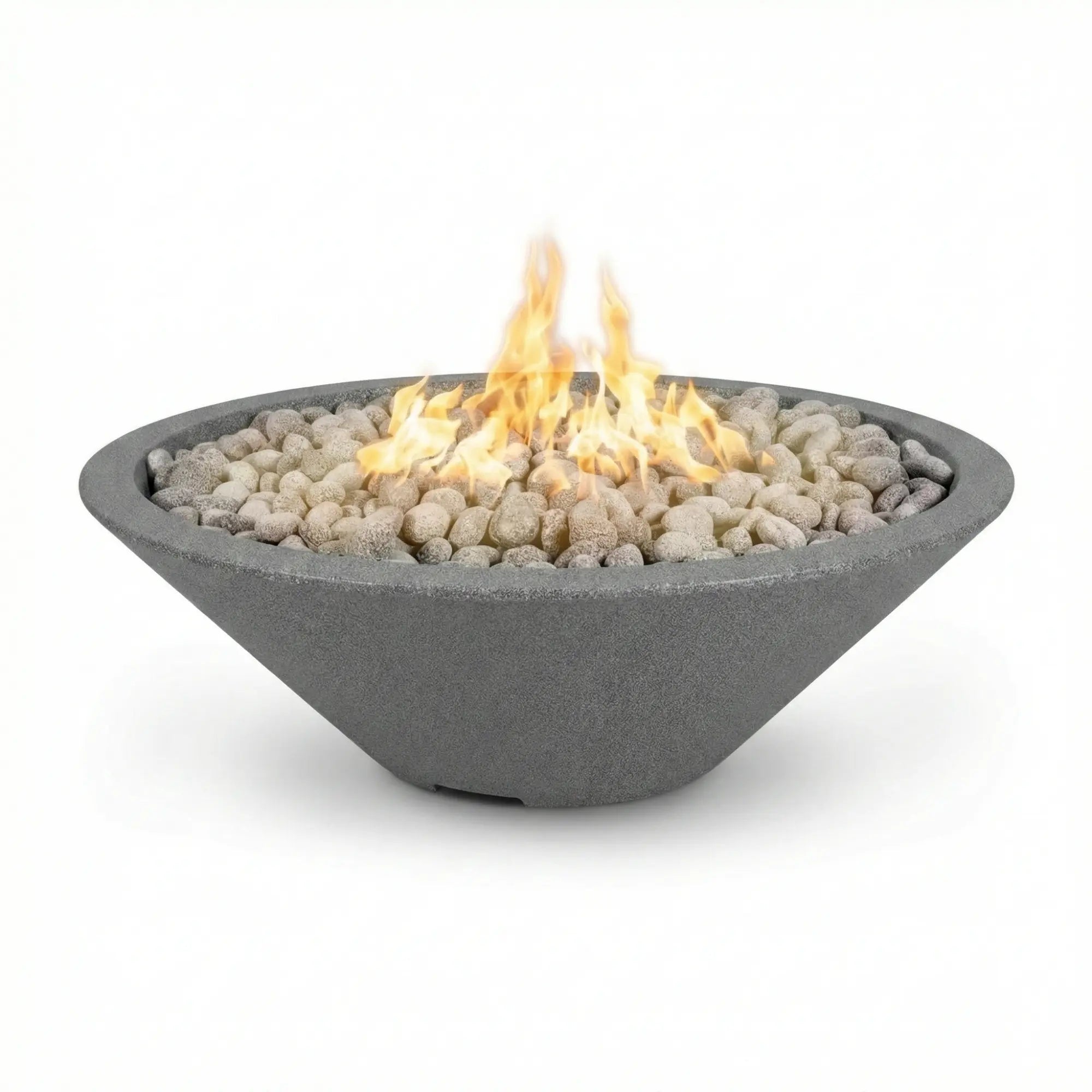 Cazo 60″ Round Steel Gas Fire Pit – The Outdoor Plus The Outdoor Plus
