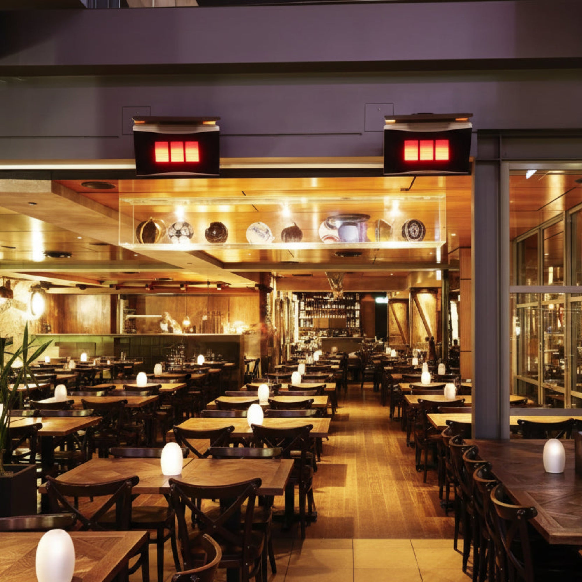 Bromic Platinum Smart-Heat Gas Heater – 300 Series Wall or Ceiling Mounted Outdoor Patio Heater