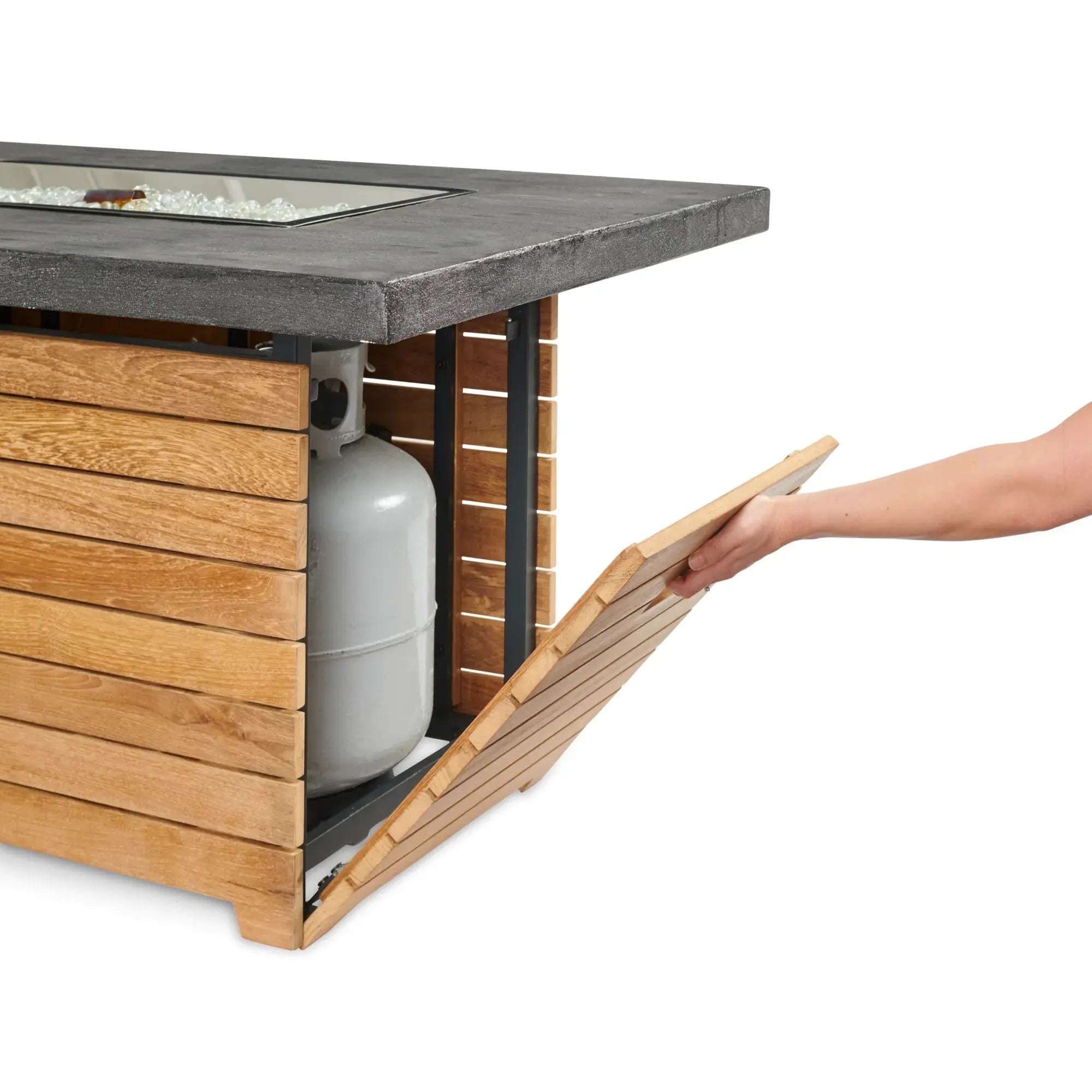 Darien 42″ Rectangular Gas Fire Pit Table – The Outdoor GreatRoom Company The Outdoor GreatRoom Company