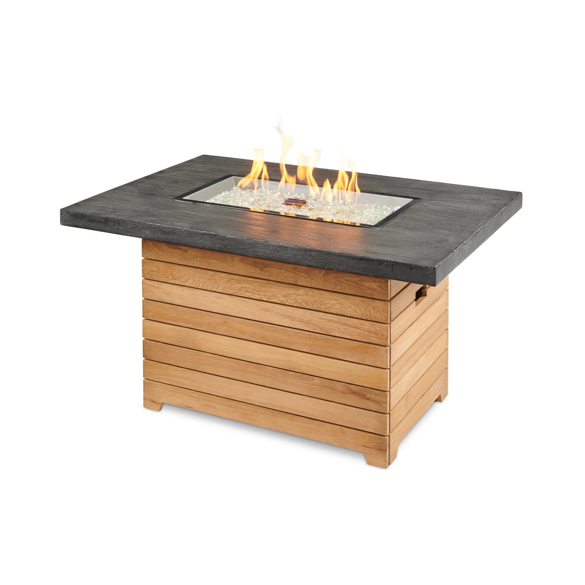 Darien 42″ Rectangular Gas Fire Pit Table – The Outdoor GreatRoom Company