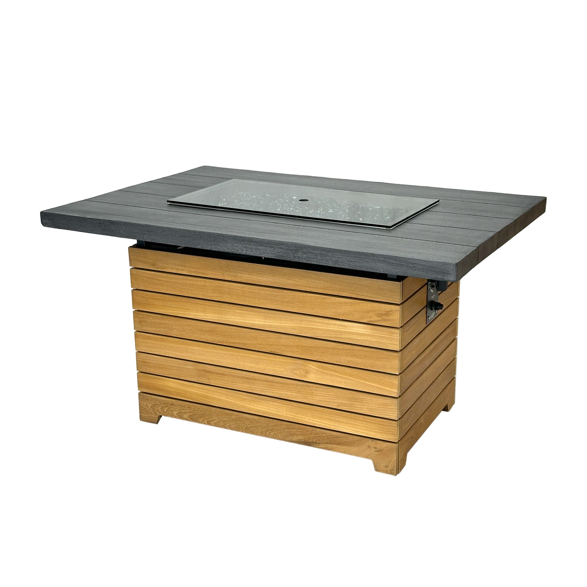 Darien 42″ Rectangular Gas Fire Pit Table – The Outdoor GreatRoom Company