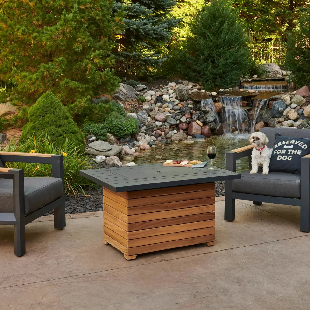 Darien 42″ Rectangular Gas Fire Pit Table – The Outdoor GreatRoom Company The Outdoor GreatRoom Company