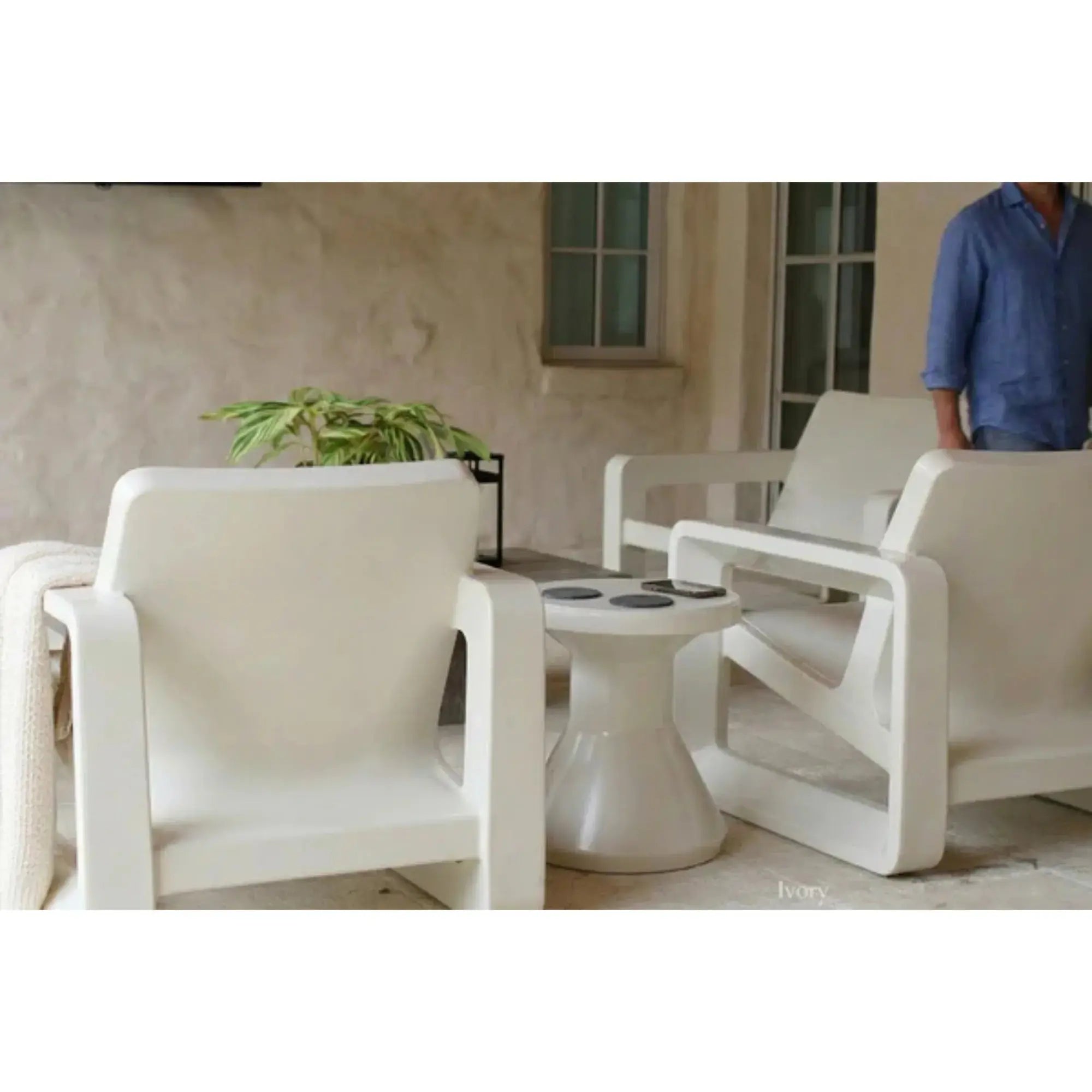 Deck Lounge Chair | Modern Outdoor Resin Lounge Chair — Tupelo Goods Tupelo Goods