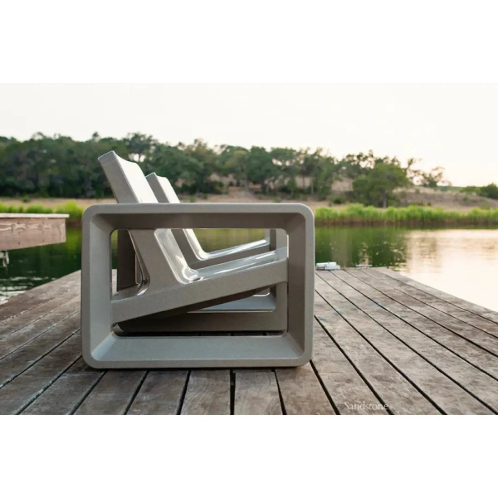 Deck Lounge Chair | Modern Outdoor Resin Lounge Chair — Tupelo Goods Tupelo Goods