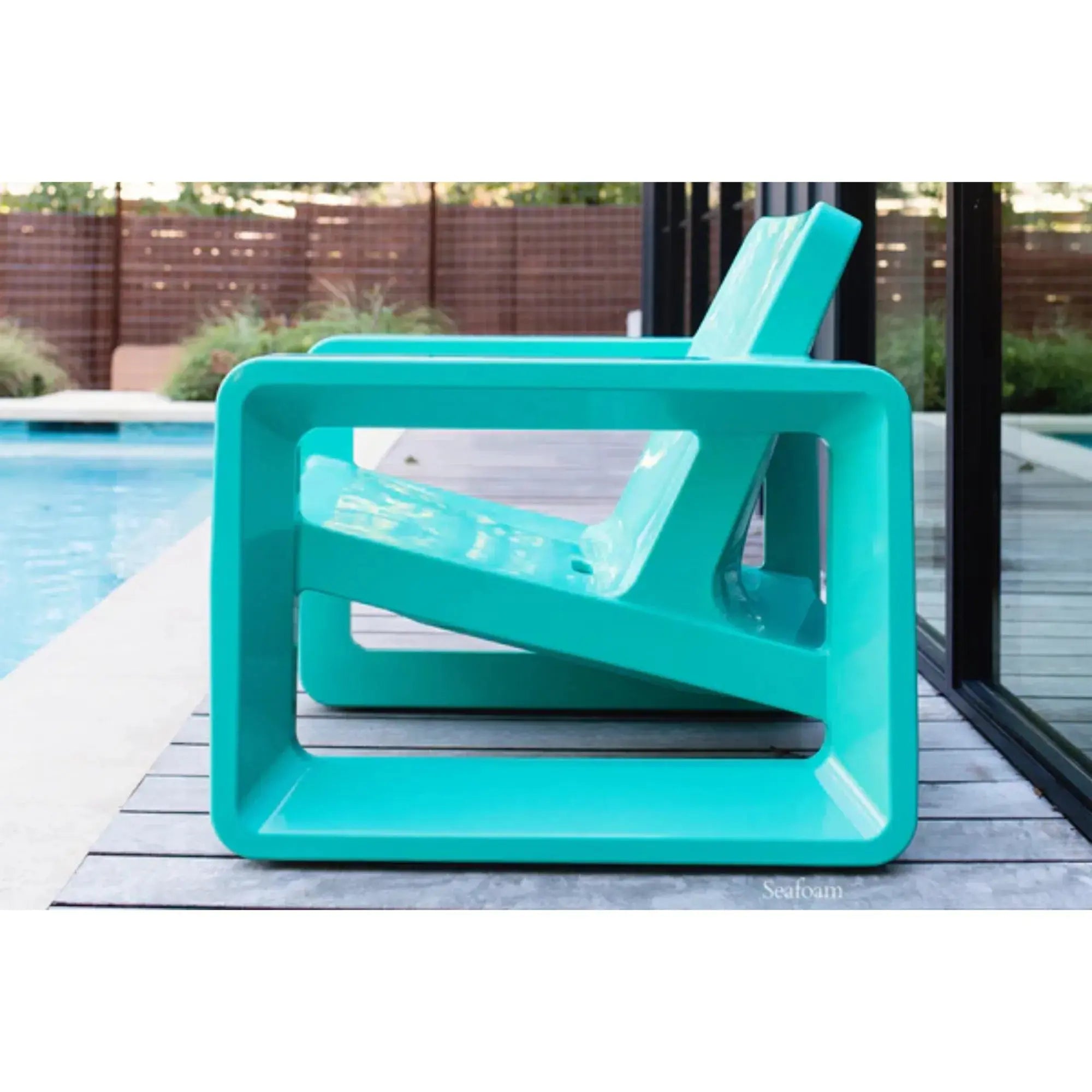 Deck Lounge Chair | Modern Outdoor Resin Lounge Chair — Tupelo Goods Tupelo Goods