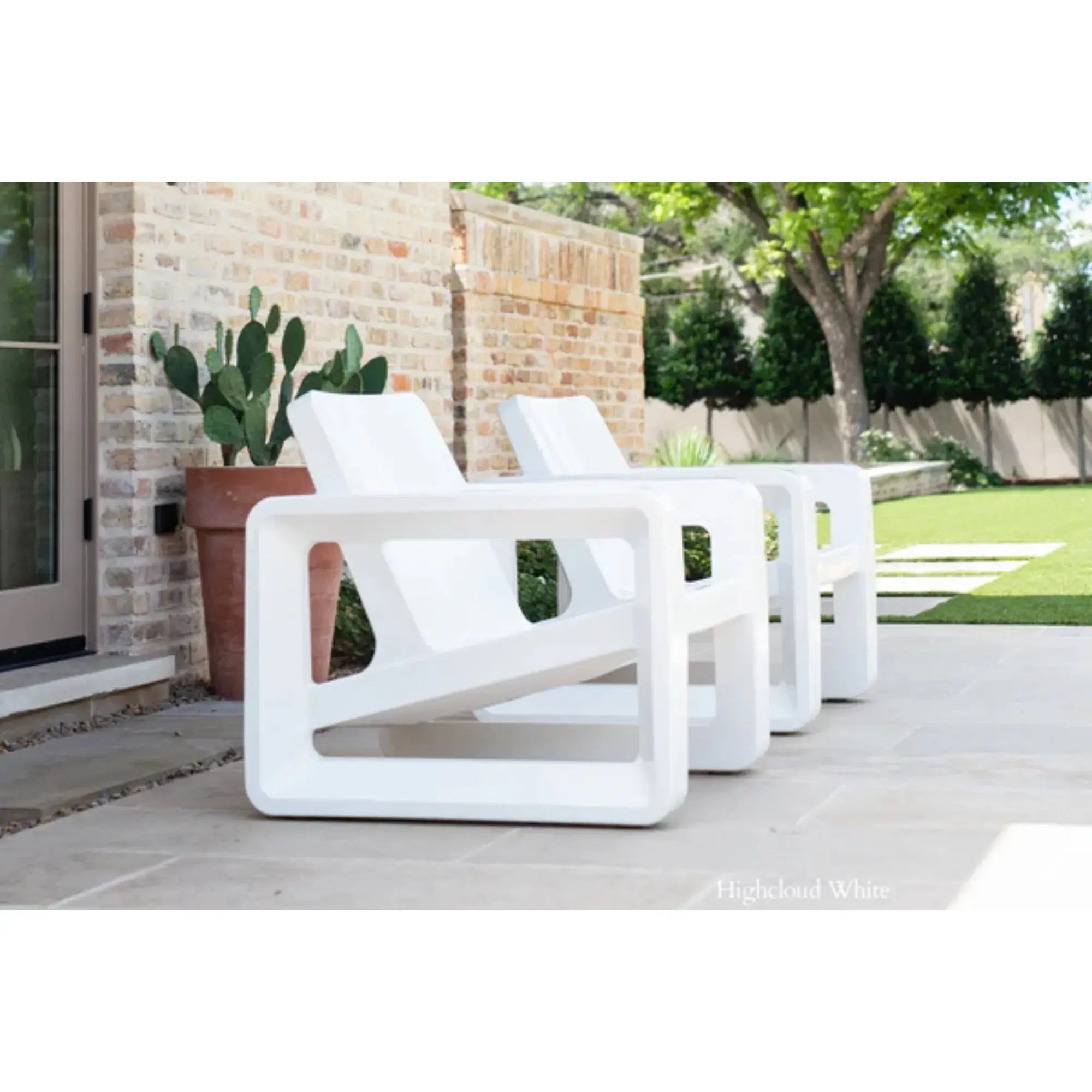 Deck Lounge Chair | Modern Outdoor Resin Lounge Chair — Tupelo Goods Tupelo Goods