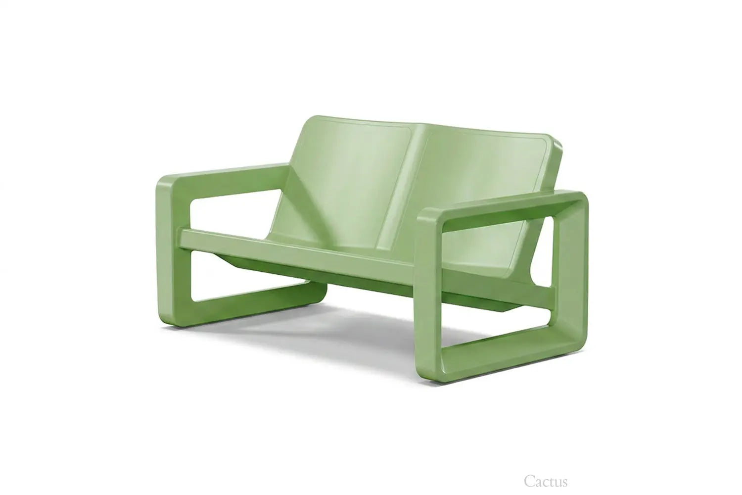 Deck Loveseat | Modern Outdoor Resin Loveseat — Tupelo Goods Tupelo Goods