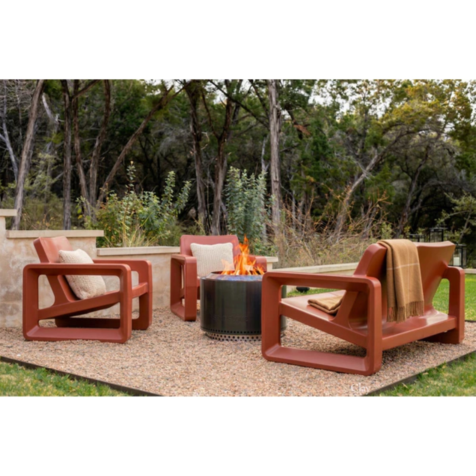 Deck Loveseat | Modern Outdoor Resin Loveseat — Tupelo Goods Tupelo Goods