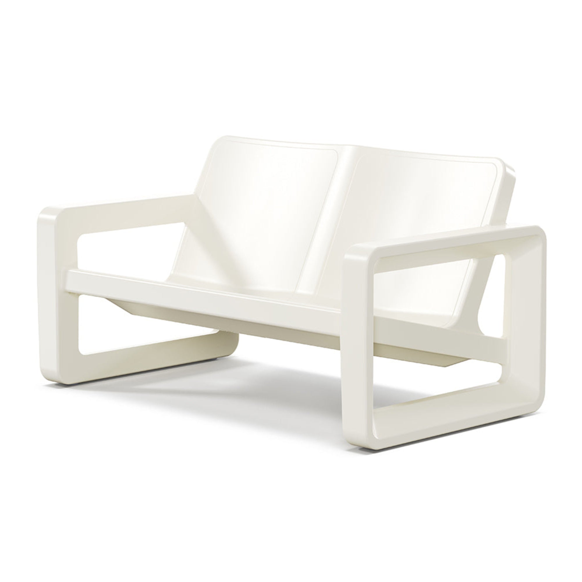 Deck Loveseat | Modern Outdoor Resin Loveseat — Tupelo Goods Tupelo Goods