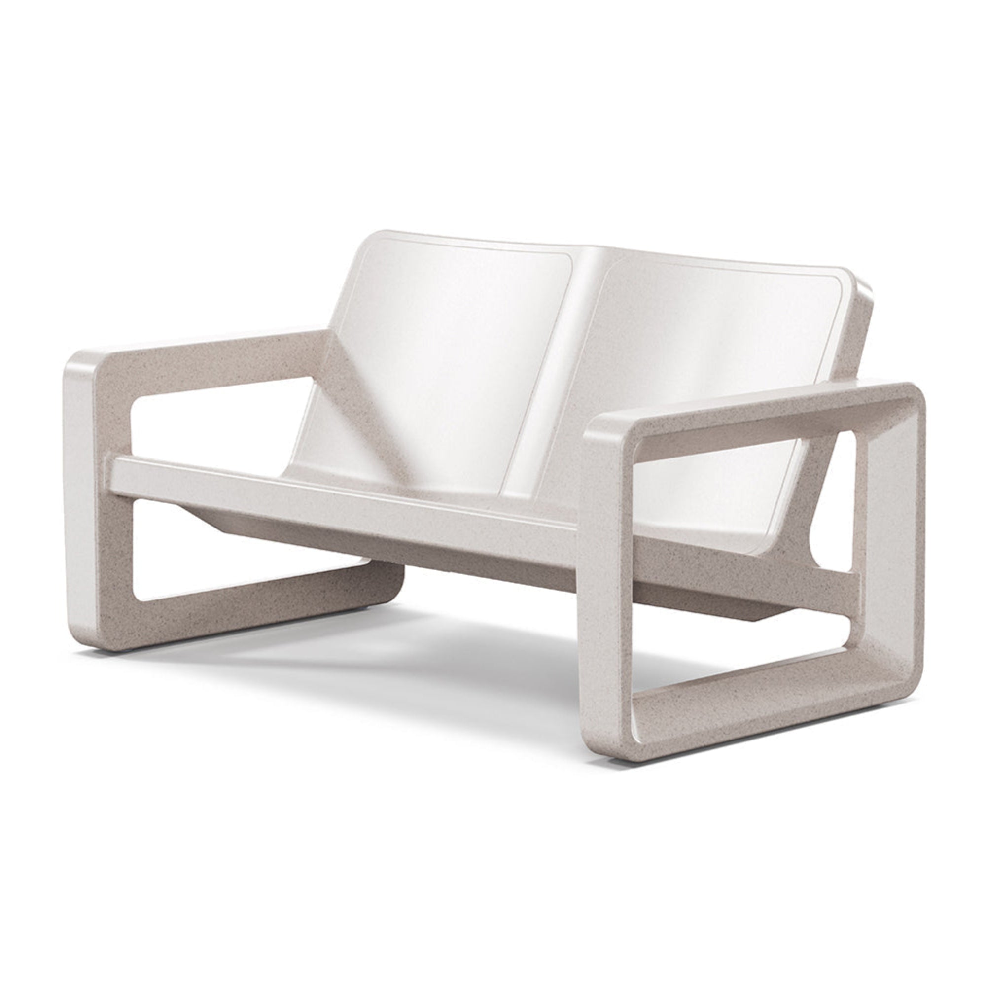 Deck Loveseat | Modern Outdoor Resin Loveseat — Tupelo Goods Tupelo Goods