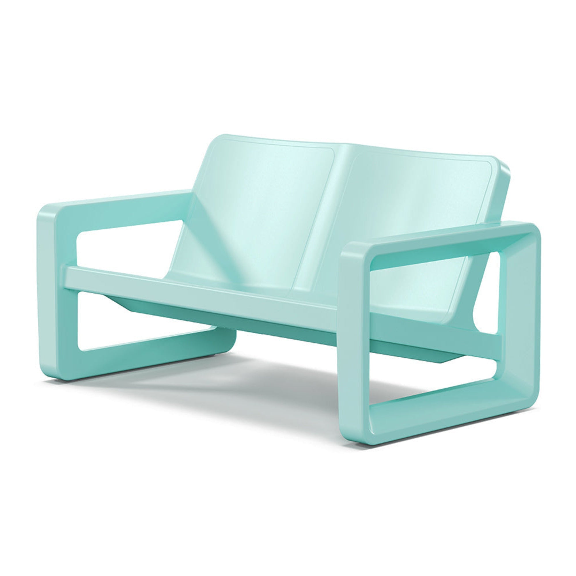 Deck Loveseat | Modern Outdoor Resin Loveseat — Tupelo Goods Tupelo Goods