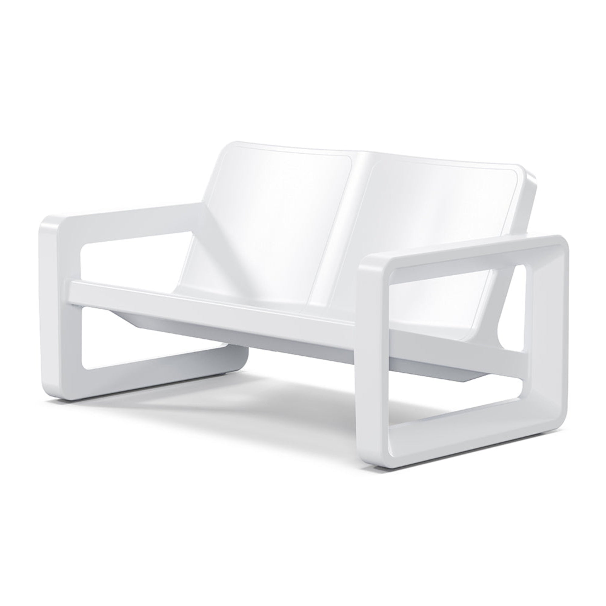 Deck Loveseat | Modern Outdoor Resin Loveseat — Tupelo Goods Tupelo Goods