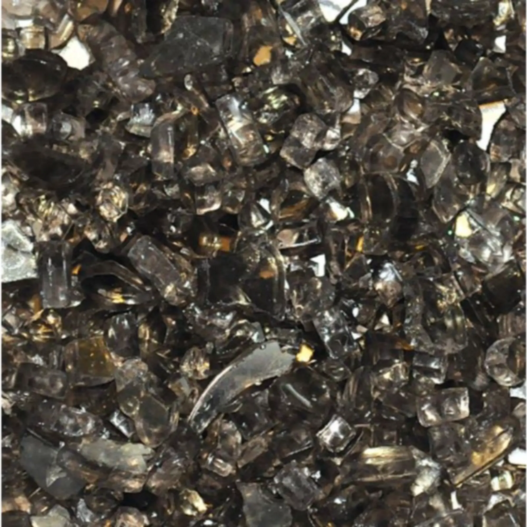 Bronze Reflective Fireglass – ½” Crushed (25 lb Tub) Hargrove Hearth Products