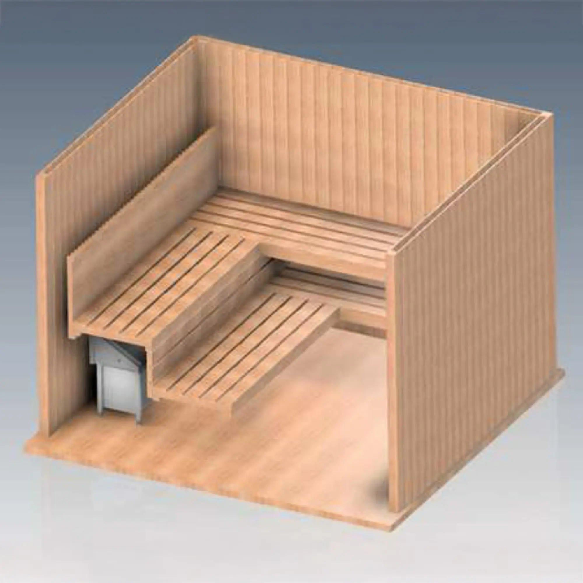 EOS Invisio Midi 12 kW Electric Sauna Heater EOS