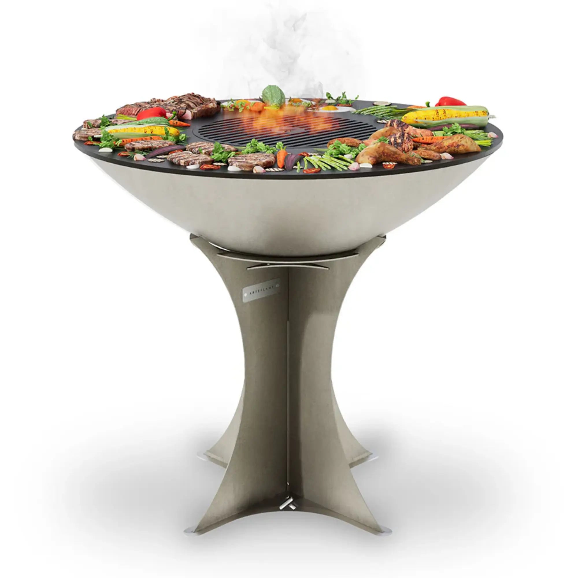 Arteflame 40" Flat Top Grill with High Euro Base