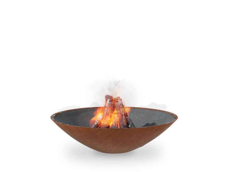 Arteflame 40" Corten Steel Wood Burning Fire Pit