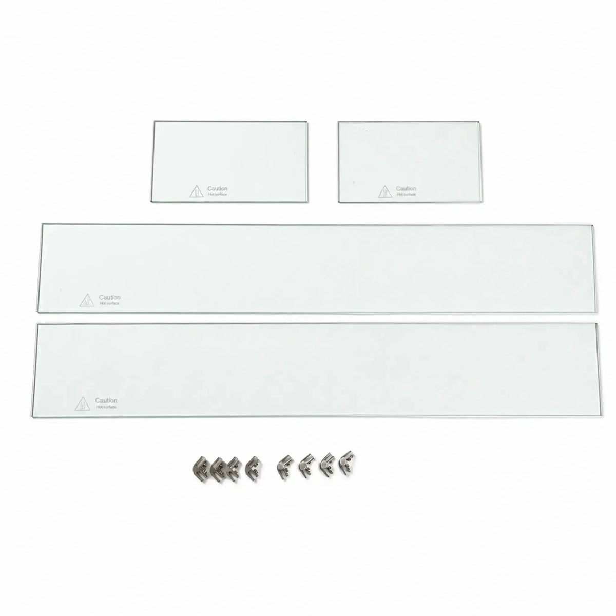 36″ x 14″ Rectangular Tempered Glass Fire Pit Wind Guard - Flame Havens Flame Havens