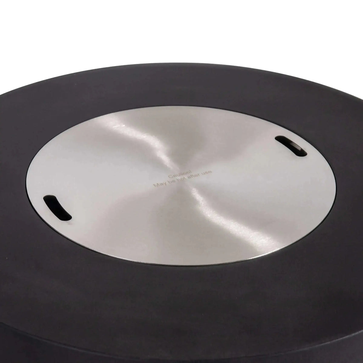 24″ Round Stainless Steel Fire Pit Burner Cover - Flame Havens Flame Havens