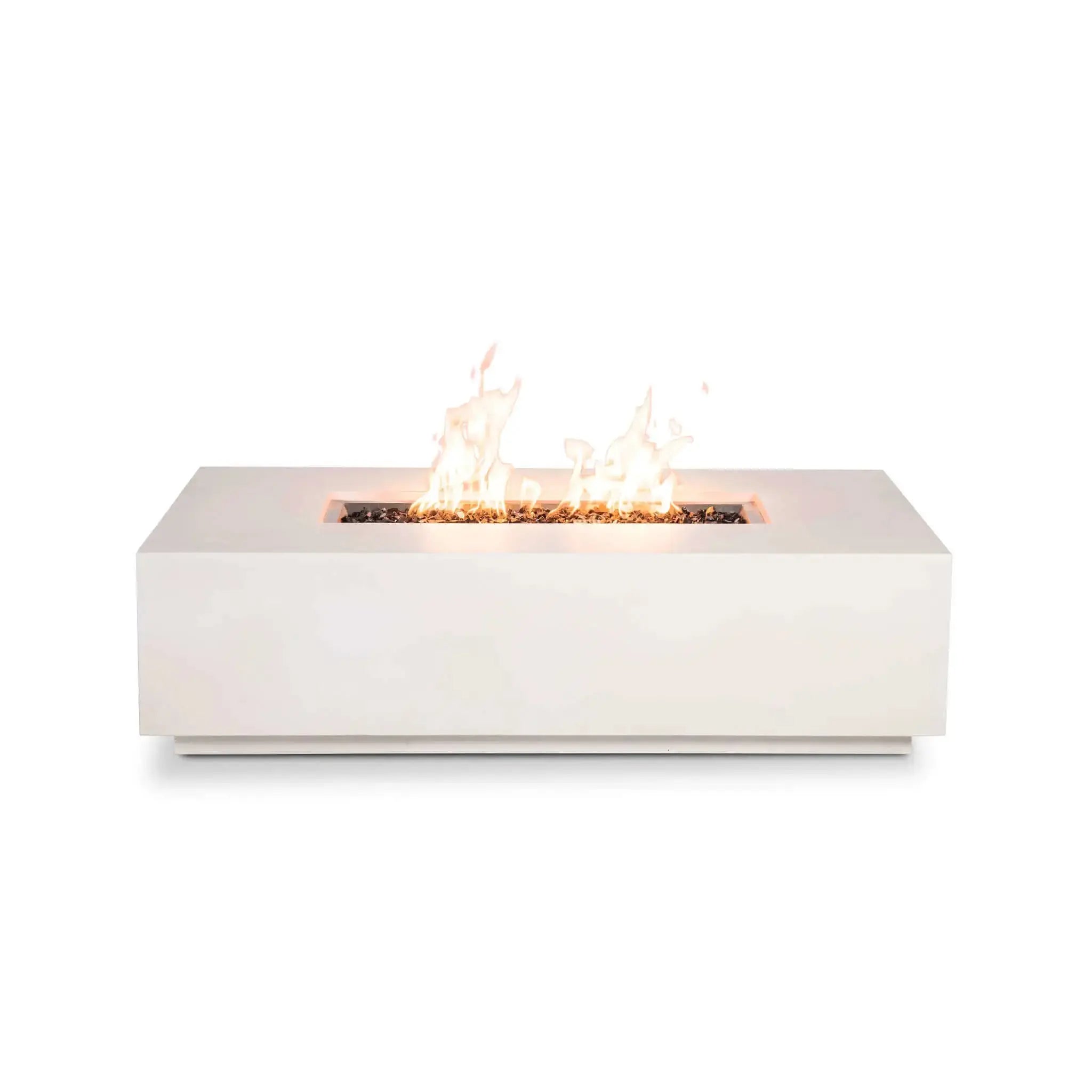 Refuge 56″ x 30″ Rectangular GFRC Concrete Natural Gas Fire Pit - Flame Havens Flame Havens