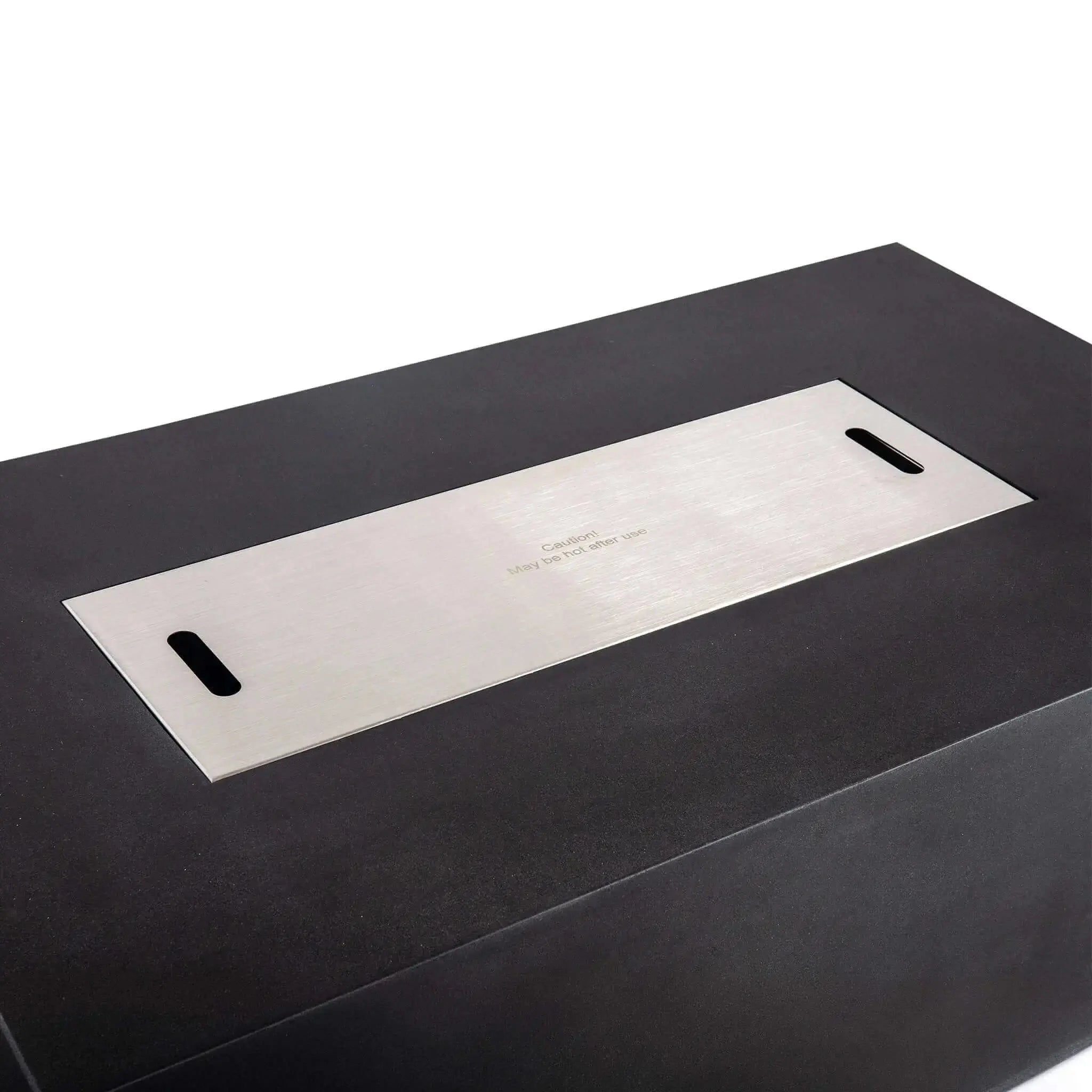 33″ x 11″ Rectangular Stainless Steel Fire Pit Burner Cover - Flame Havens Flame Havens