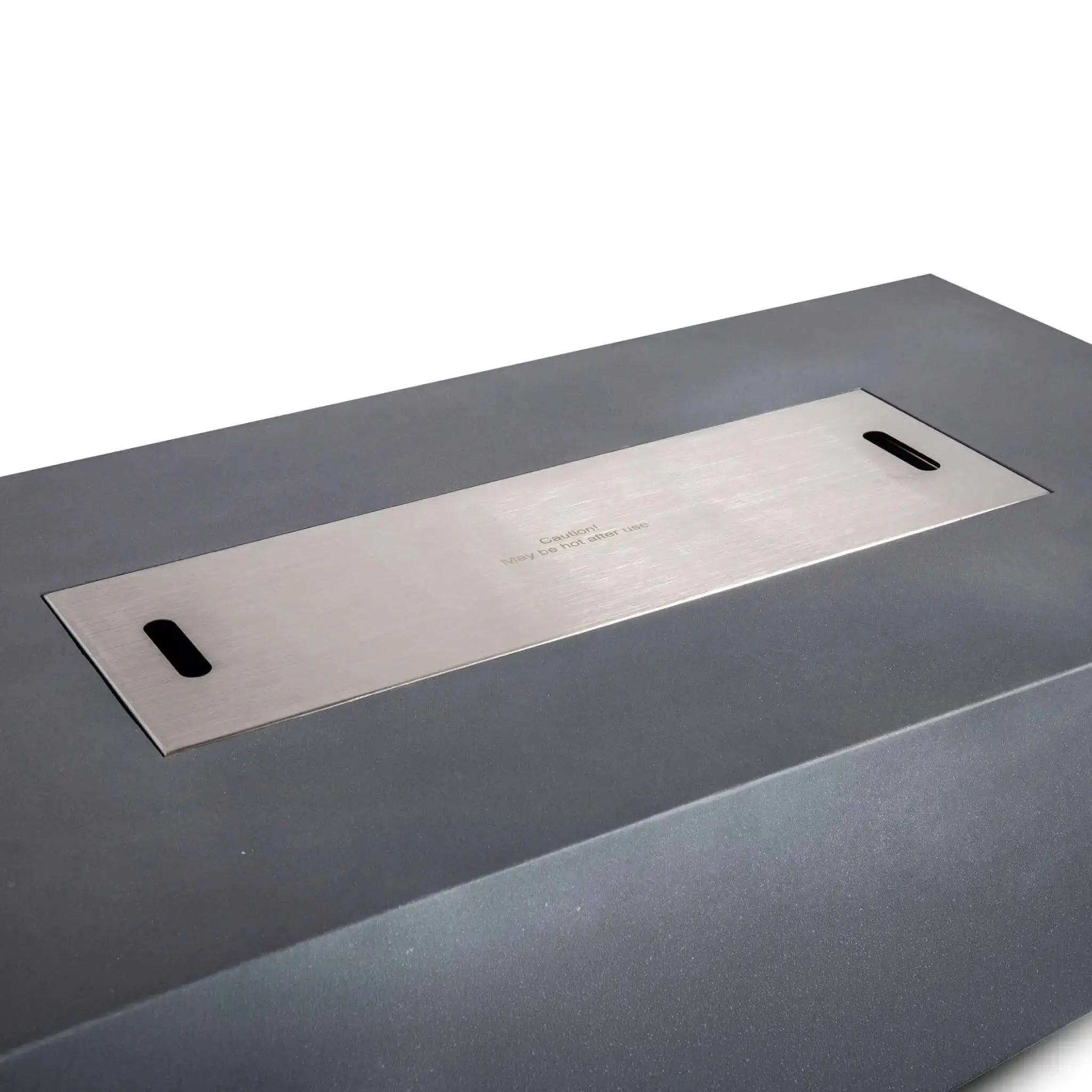 33″ x 11″ Rectangular Stainless Steel Fire Pit Burner Cover - Flame Havens Flame Havens