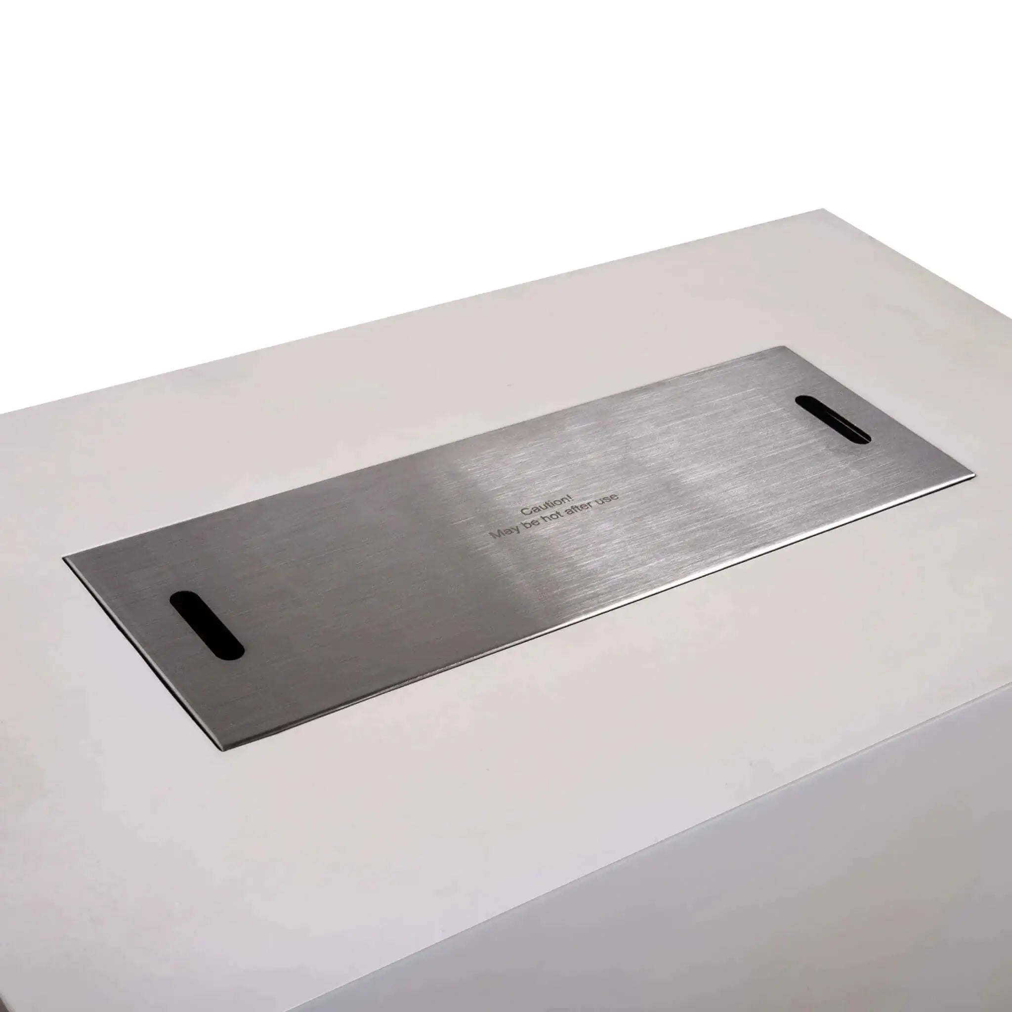 33″ x 11″ Rectangular Stainless Steel Fire Pit Burner Cover - Flame Havens Flame Havens