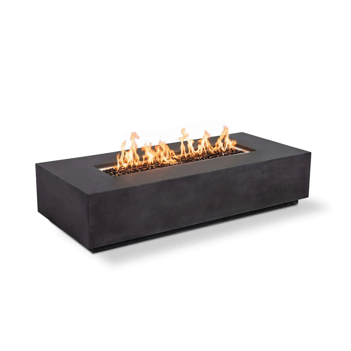 Refuge 68″ x 30″ Rectangular GFRC Concrete Natural Gas Fire Pit - Flame Havens Flame Havens