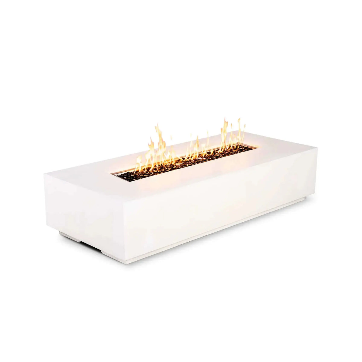 Refuge 68″ x 30″ Rectangular GFRC Concrete Natural Gas Fire Pit - Flame Havens Flame Havens