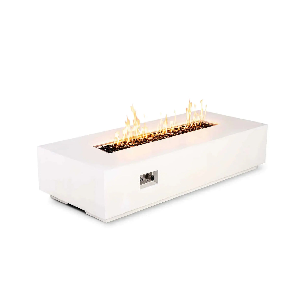 Refuge 68″ x 30″ Rectangular GFRC Concrete Natural Gas Fire Pit - Flame Havens Flame Havens