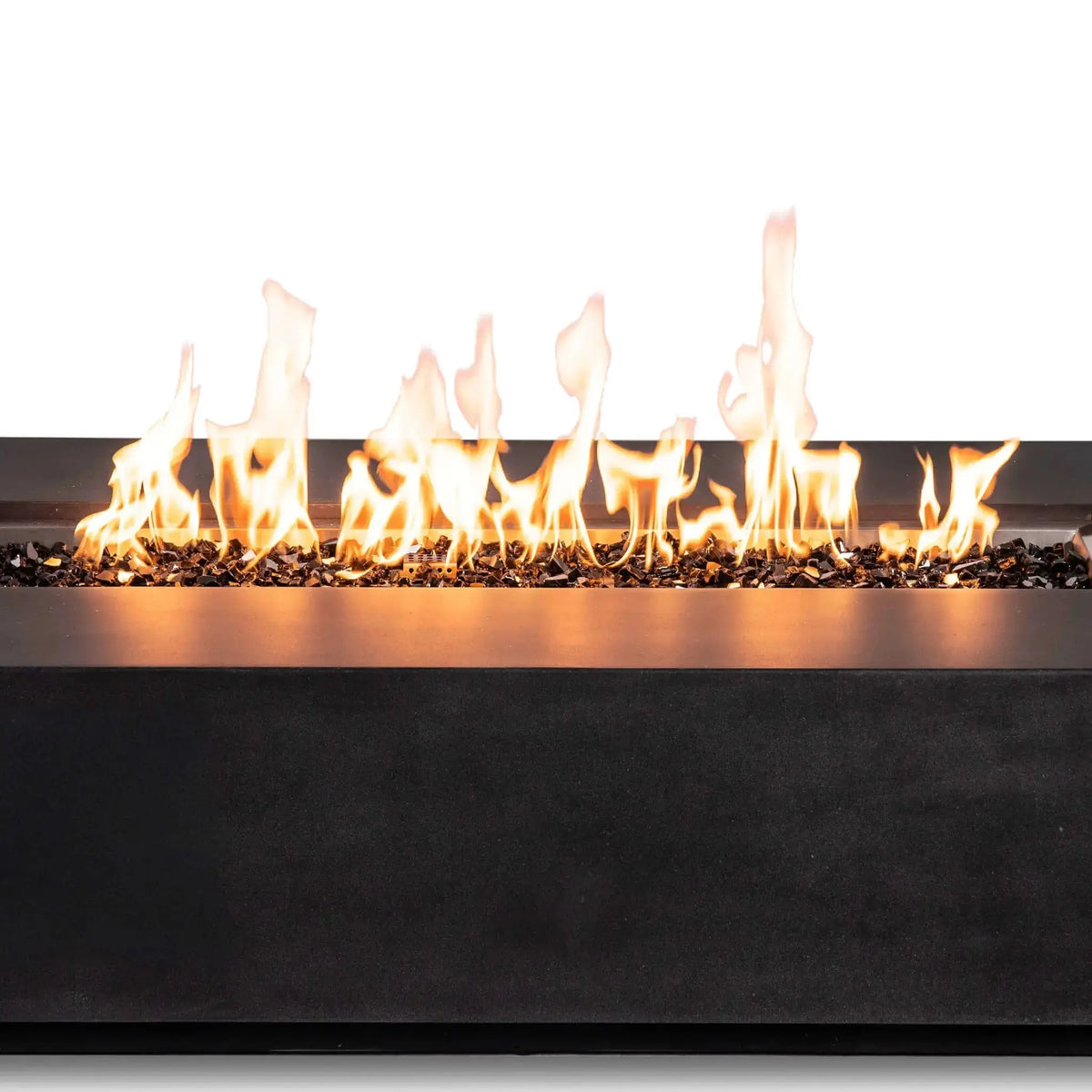 Refuge 68″ x 30″ Rectangular GFRC Concrete Natural Gas Fire Pit - Flame Havens Flame Havens