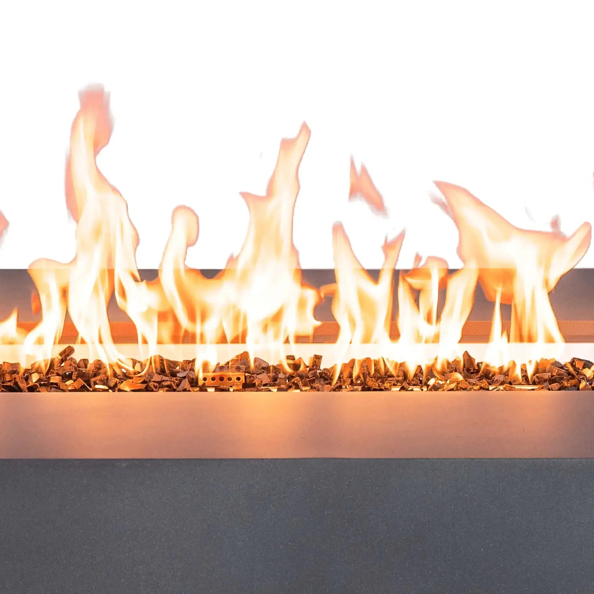Refuge 68″ x 30″ Rectangular GFRC Concrete Natural Gas Fire Pit - Flame Havens Flame Havens