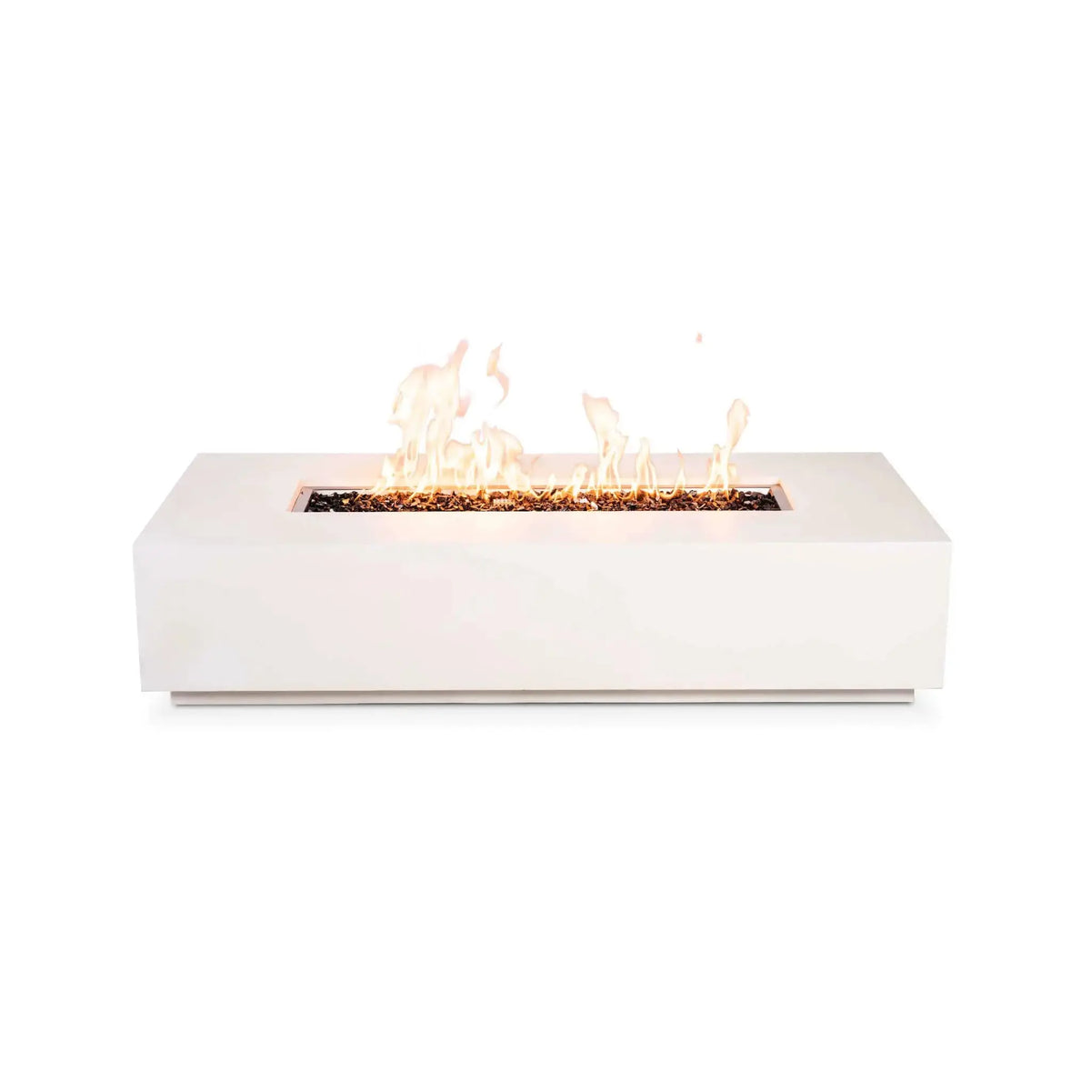 Refuge 68″ x 30″ Rectangular GFRC Concrete Natural Gas Fire Pit - Flame Havens Flame Havens