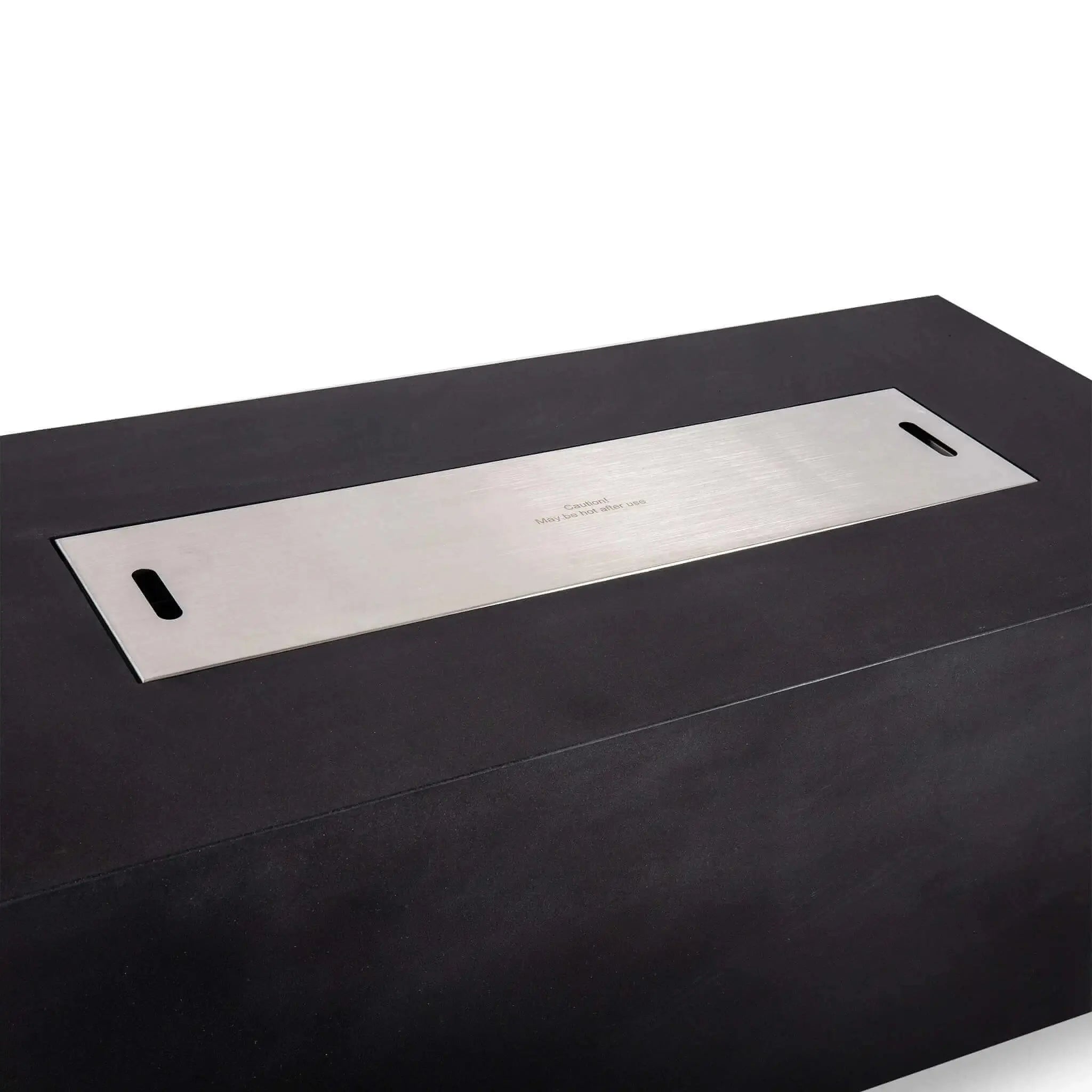 45″ x 11″ Rectangular Stainless Steel Fire Pit Burner Cover - Flame Havens Flame Havens