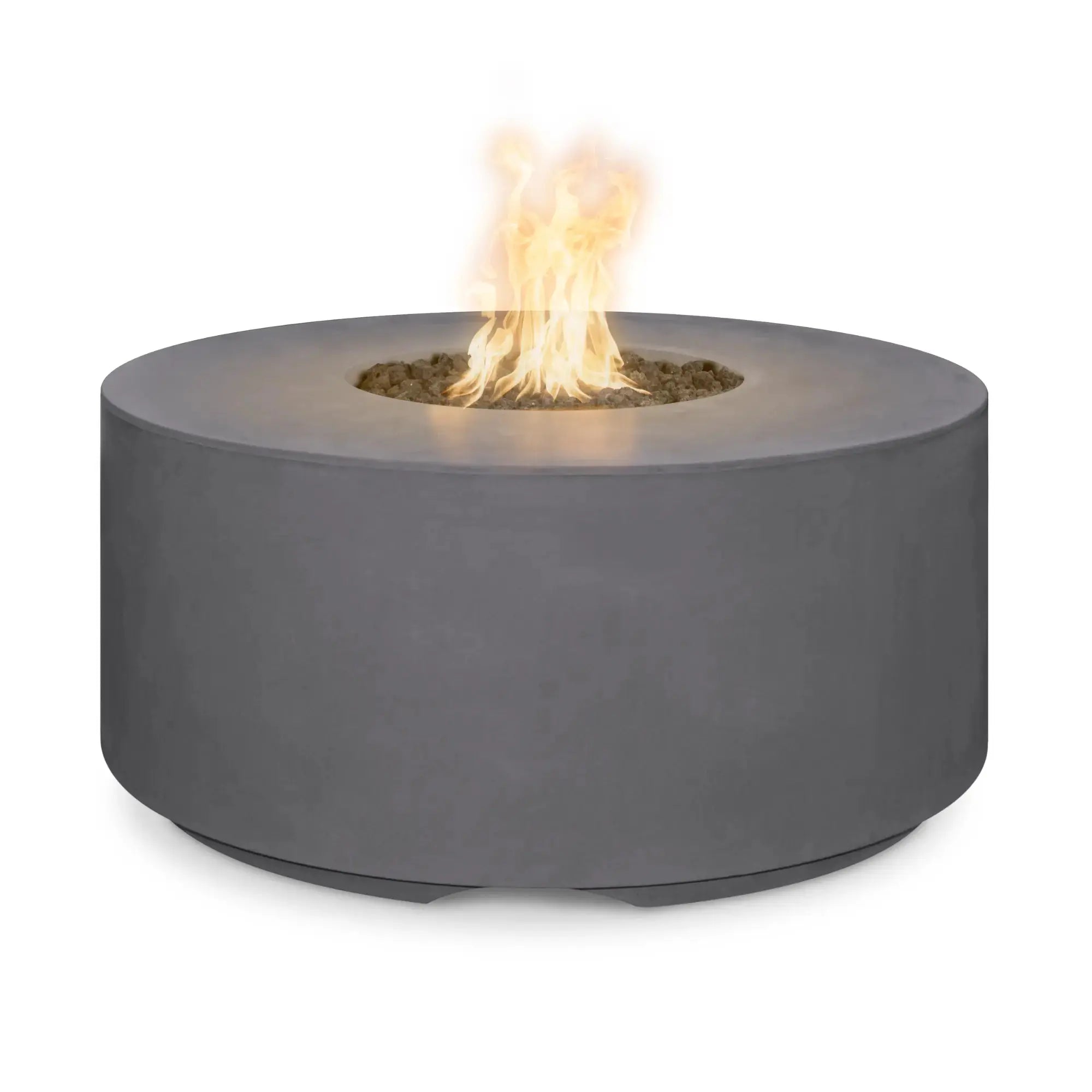Florence 46" Round Concrete Gas Fire Pit – The Outdoor Plus The Outdoor Plus
